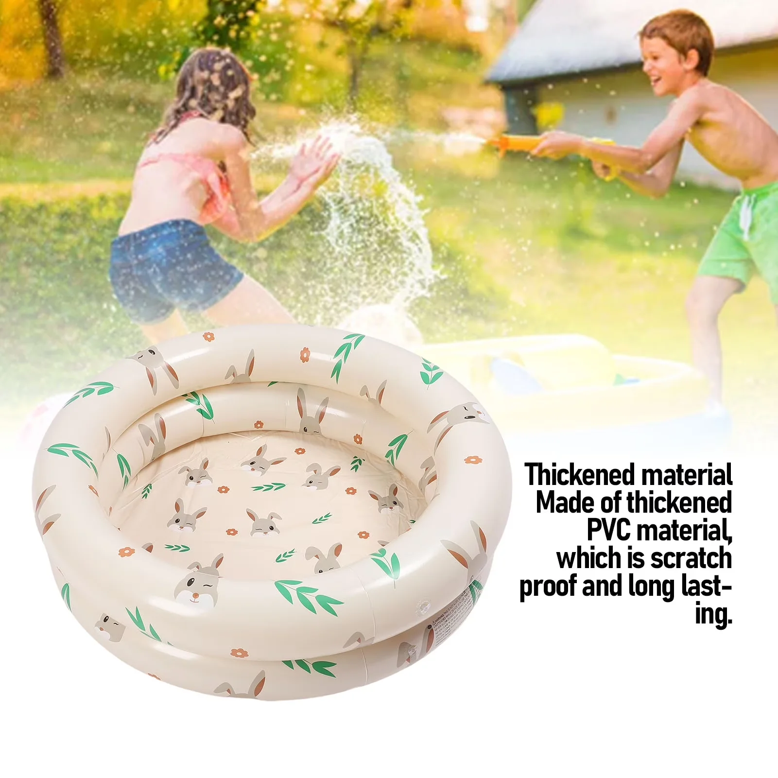 Versatile Inflatable Pool with Swimming Pools - Multicolor for Small, Garden Model FC8D8A