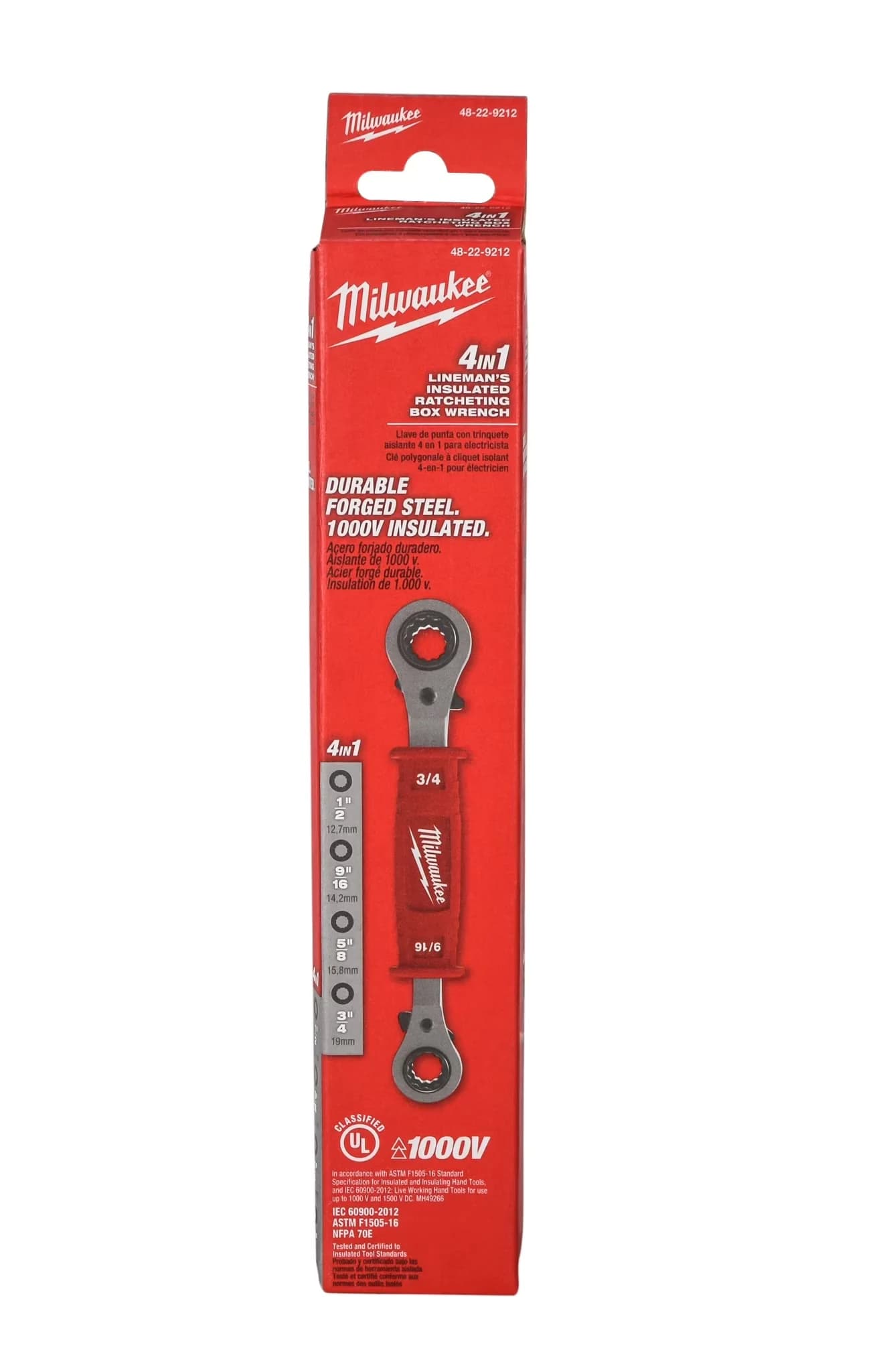 Hand Tool Stylish with Ergonomic Handle, Large Directional Switches - 4-in-1 Model E65C9E