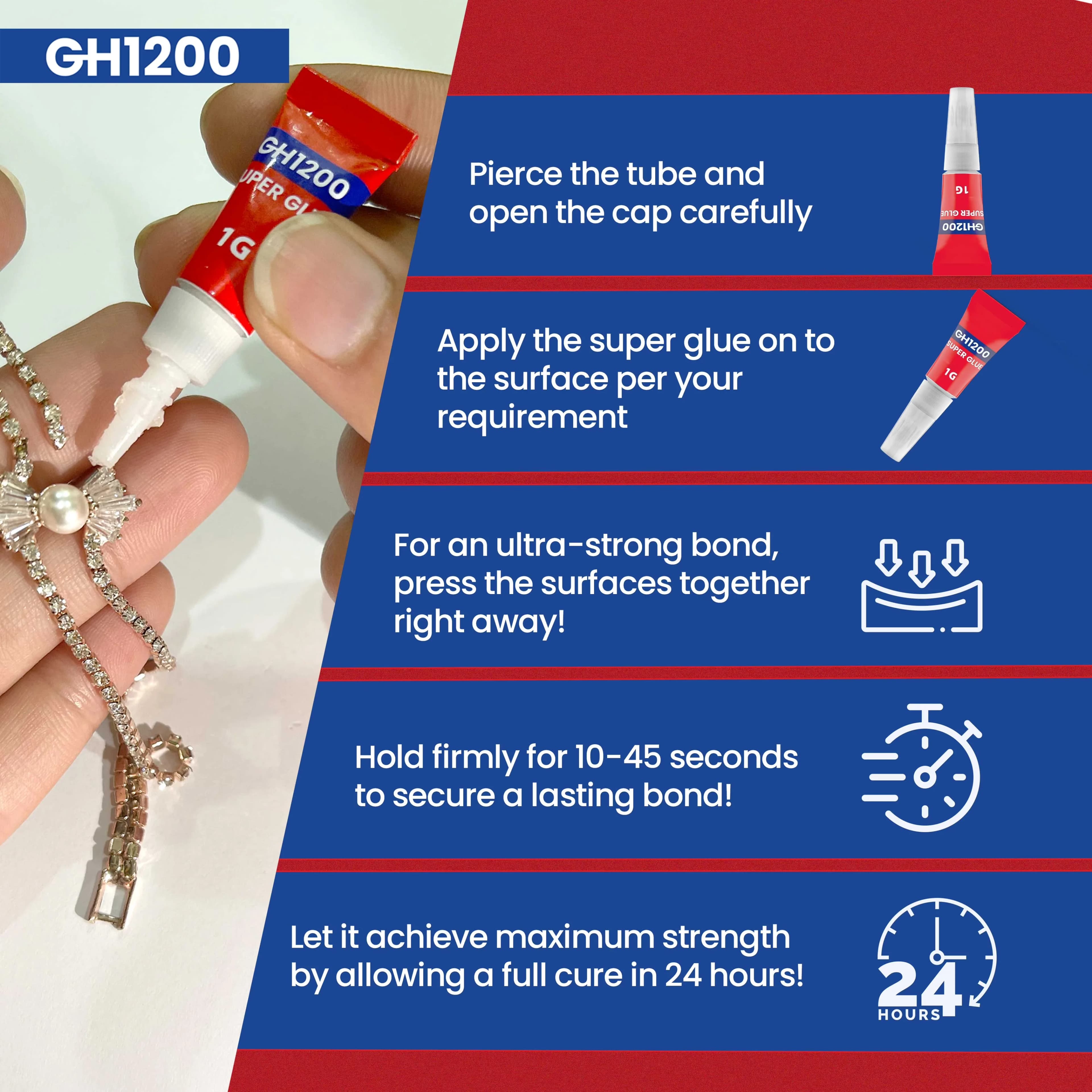 Essential Adhesives Glues In Paint Supplies Tool with Ca Glue / Cyanoacrylate Glue, Thick & Strong Adhesive Superglue - Clear Model 4A2977