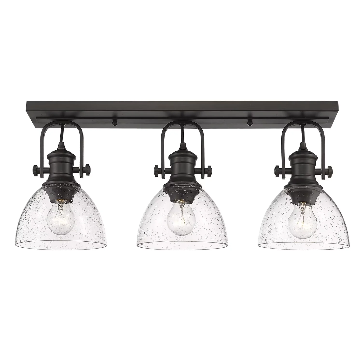 Efficient Ceiling Lights Fixture with Incandescent, Dimmable, Transitional - Steel Brown Model BDD44C