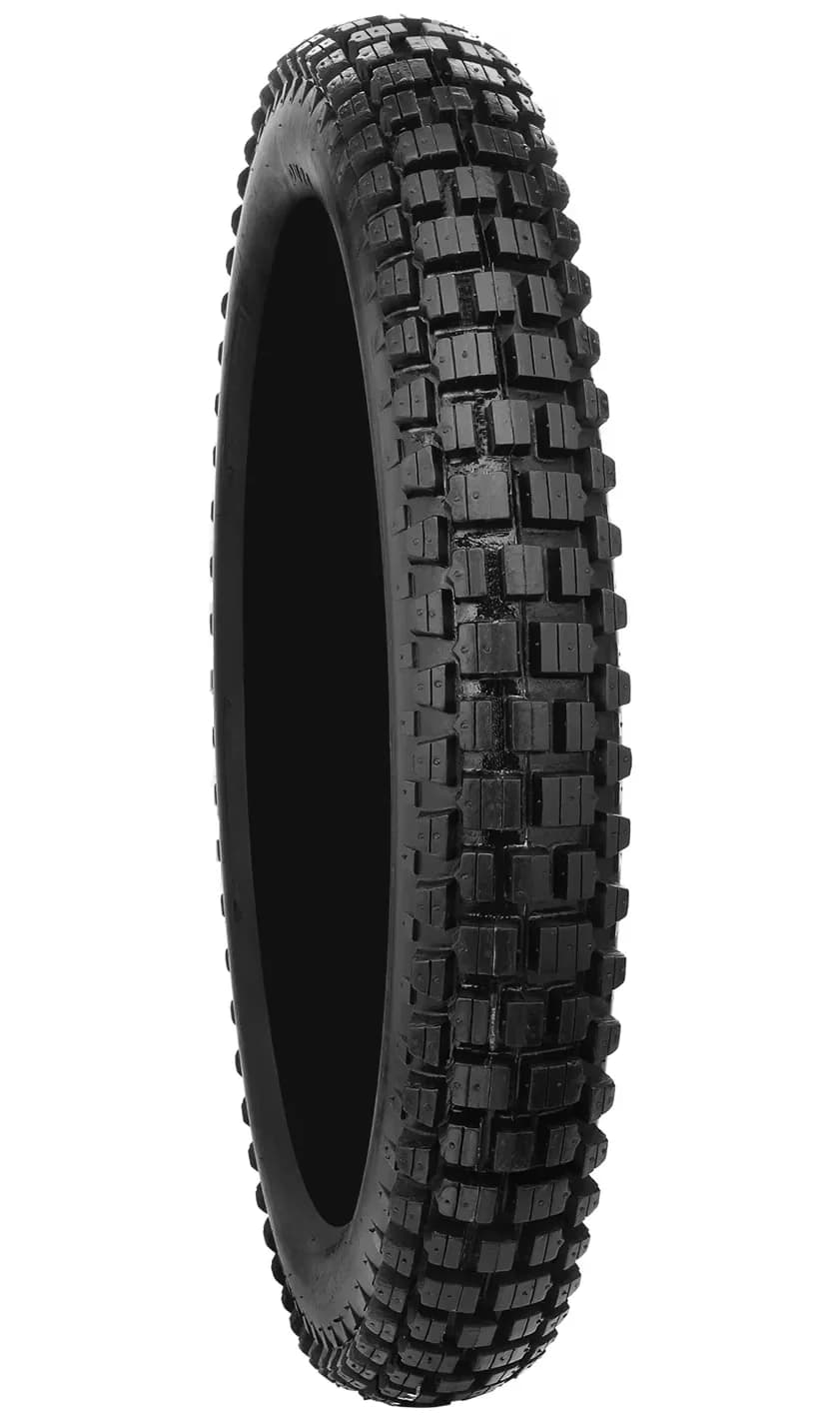 Durable Motorcycle Tire with Classic off road tire, Can be used as a front and rear tire - Black Model 47A835