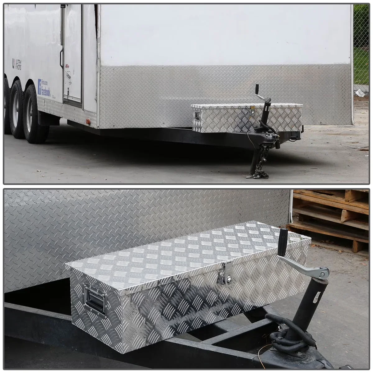 Quality Toolstorage with Lockable - Aluminum Silver for Daily Use Model 6FD982
