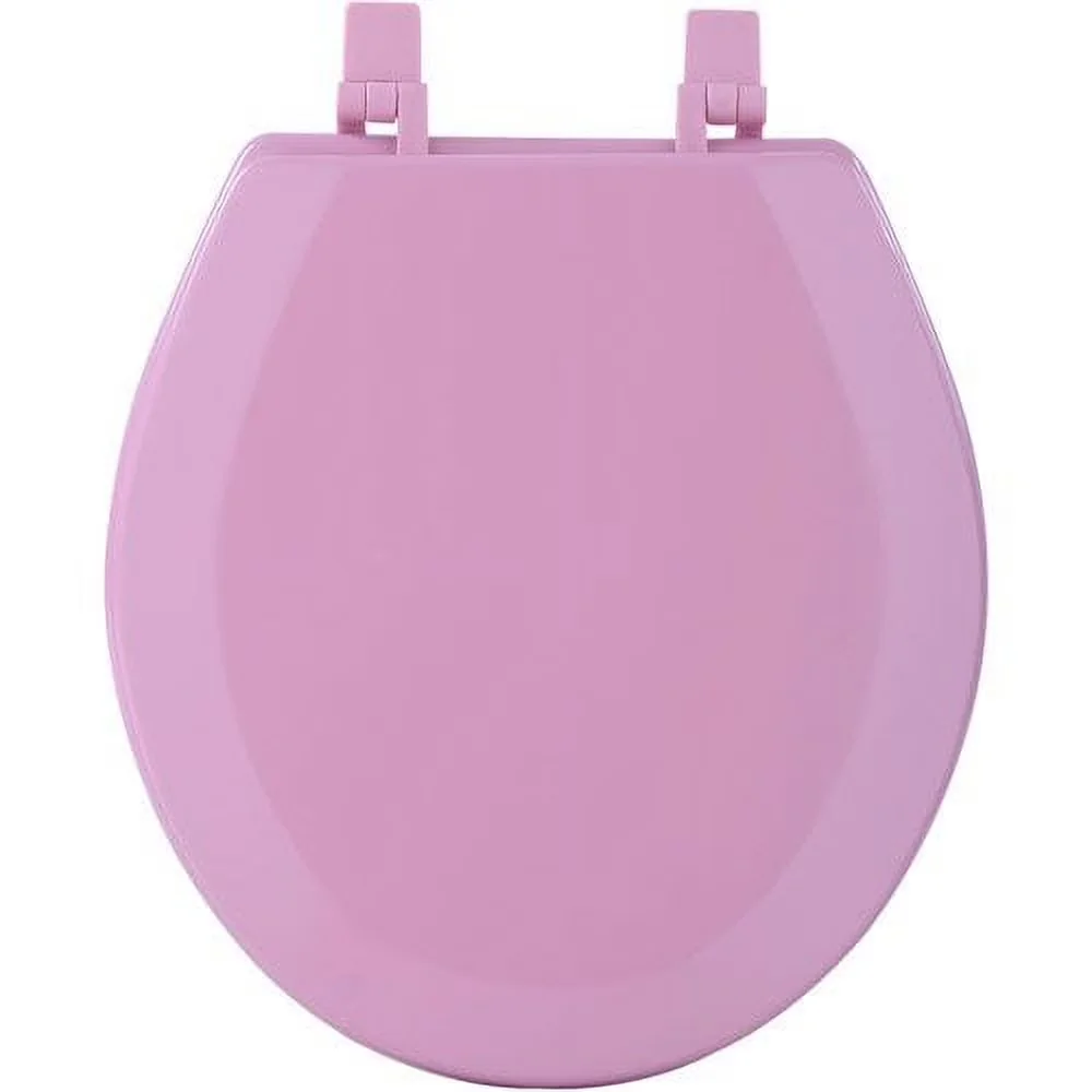 Toilet Seats And Lid Durable with Easy To Install, Fits all standard size fixtures - Wood Pink Model CEAAF3