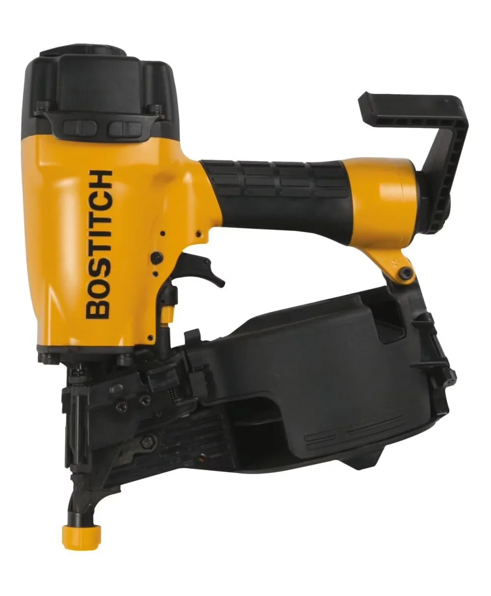 Sleek Air Tools Compressor with Lightweight, Adjustable, Pneumatic Nail Gun - Gold Model F94B25