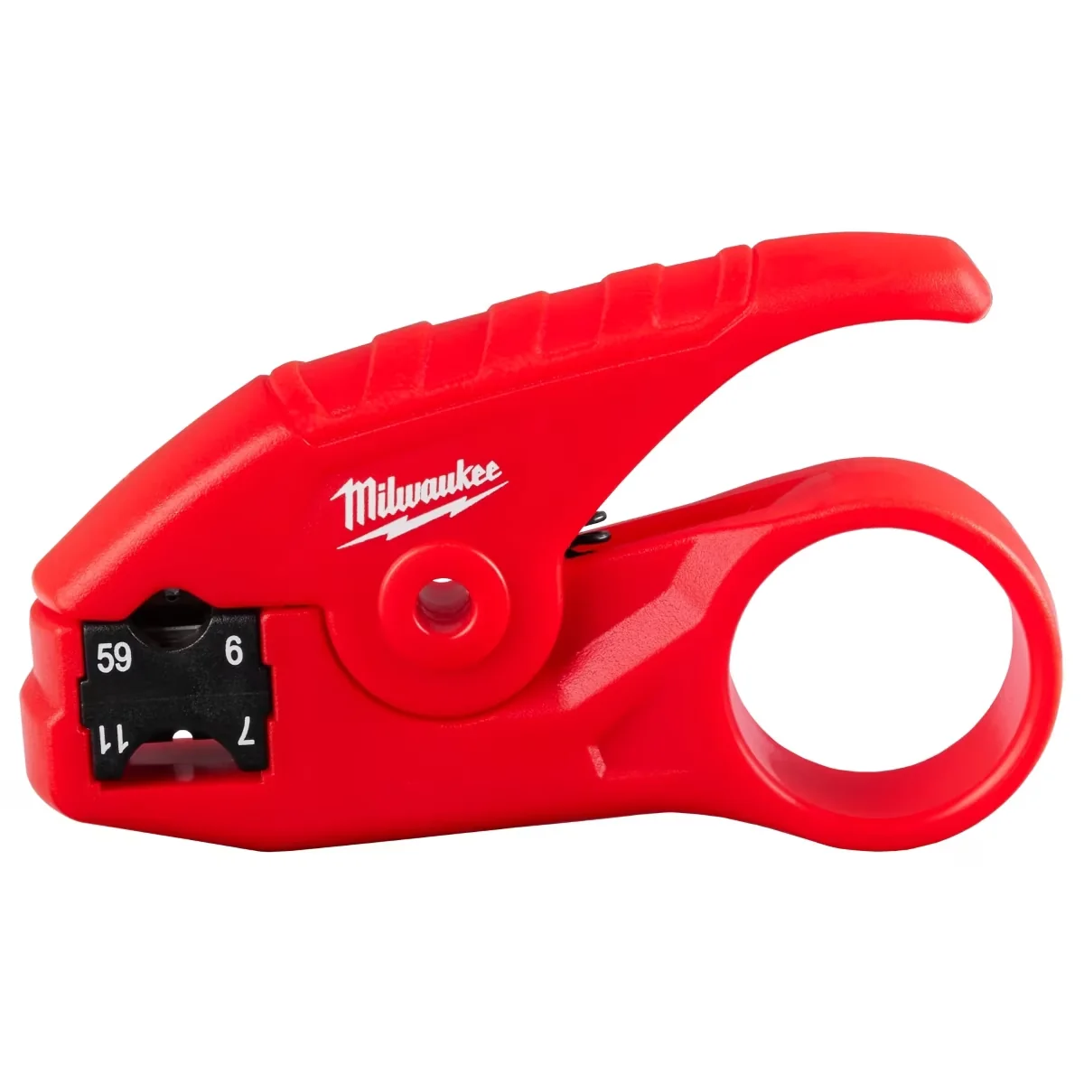 Hand Tool Stylish with VERSATILE, QUICK STRIPS, Coax Stripper, Fast 2 Level Prep 1/4" and 1/4" - Black Model 282D3E