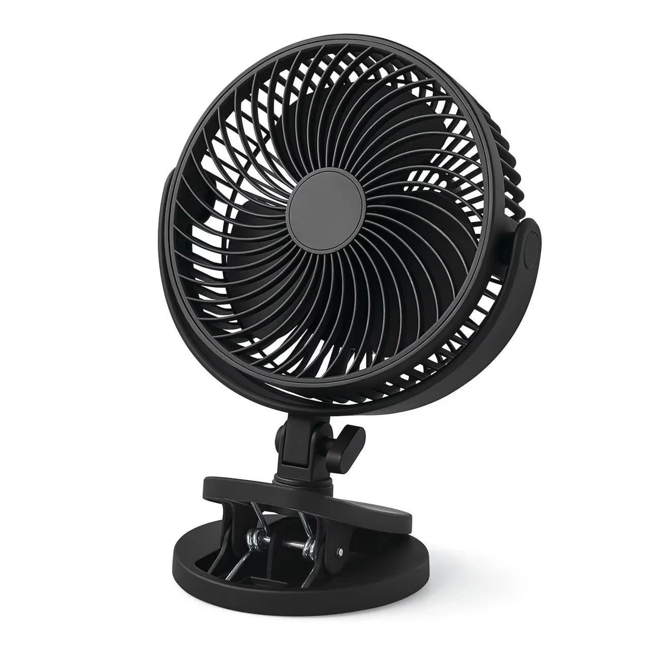 Fans In Cooling Premium with Adjustable Height, Whisper-quiet operation AC motor - Plastic Black Model CB719E