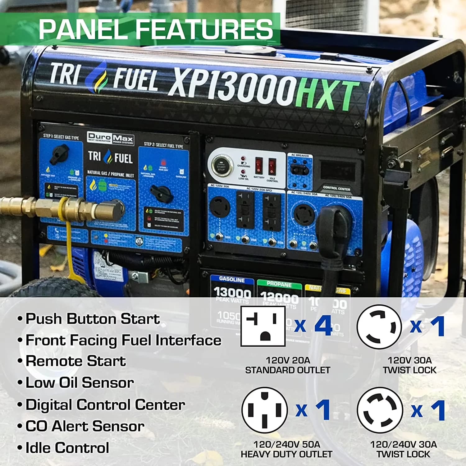 Versatile Generator - XP13000HXT - Low Maintenance Model AC7BCD