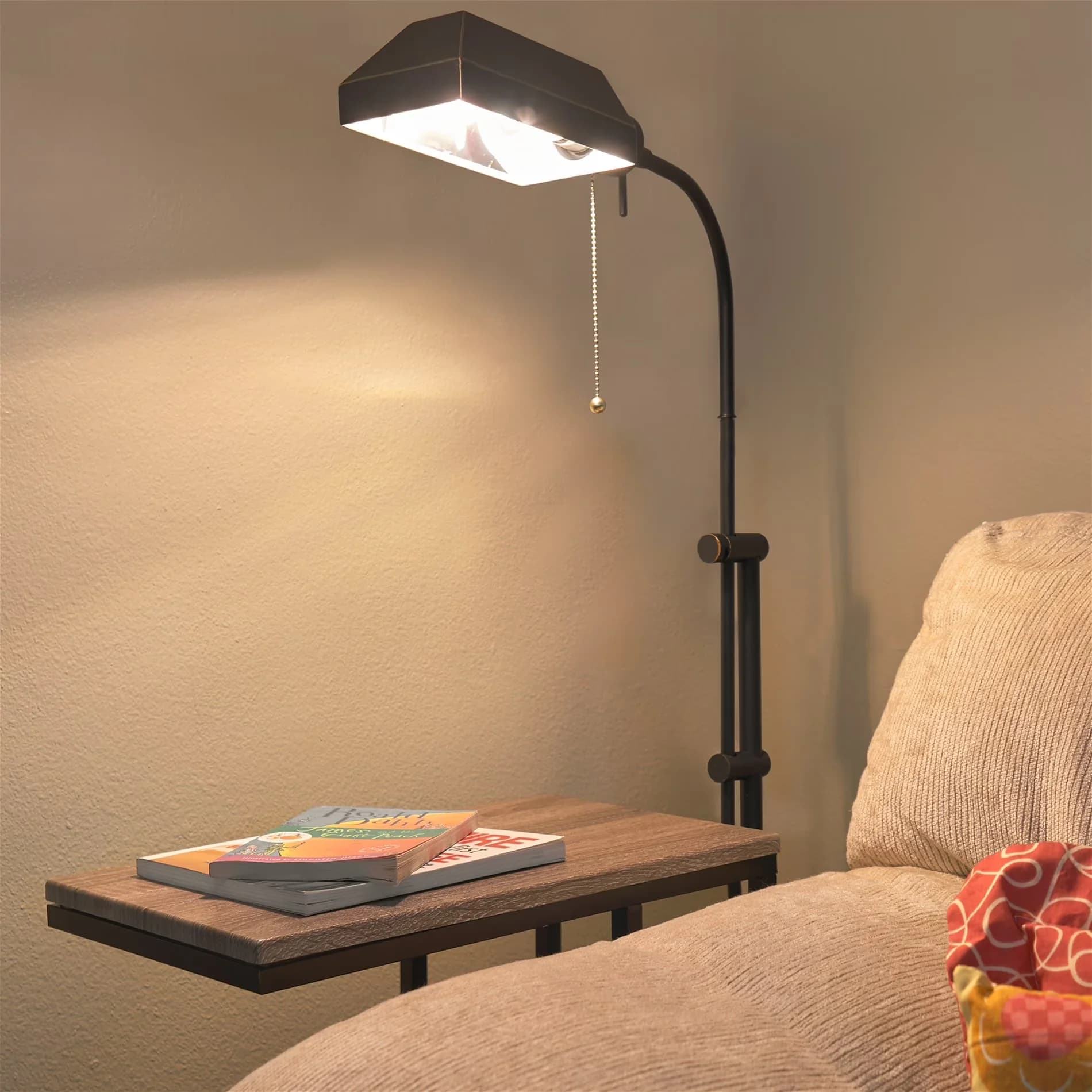 Innovative Floor Lamp with LED, 6W, Task Lamps - Metal Bronze Prescott Model 839EB2