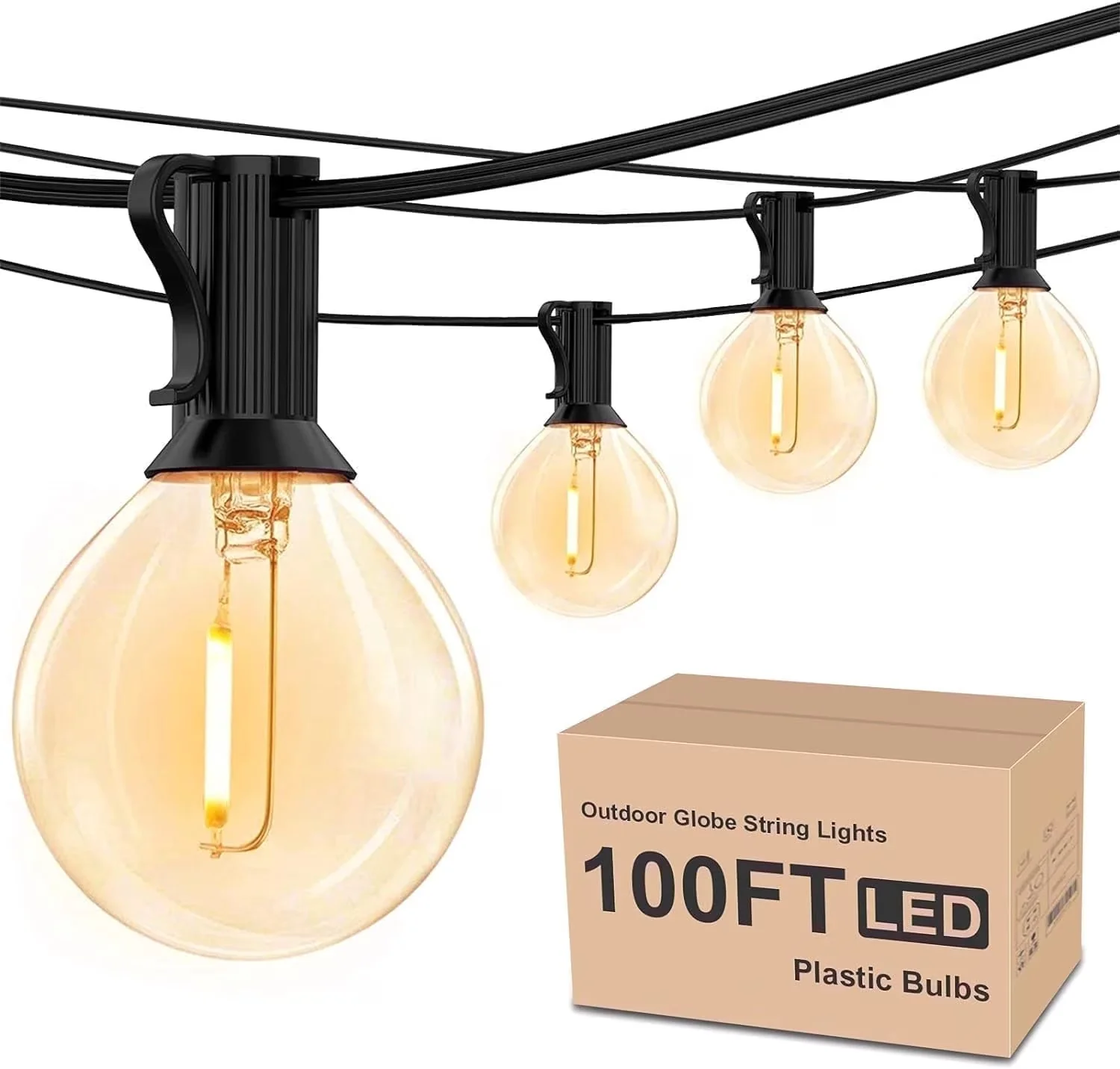 Premium Novelty Light with LED, Waterproof, Weatherproof - White G40 for Everyday Use Model BECDA7