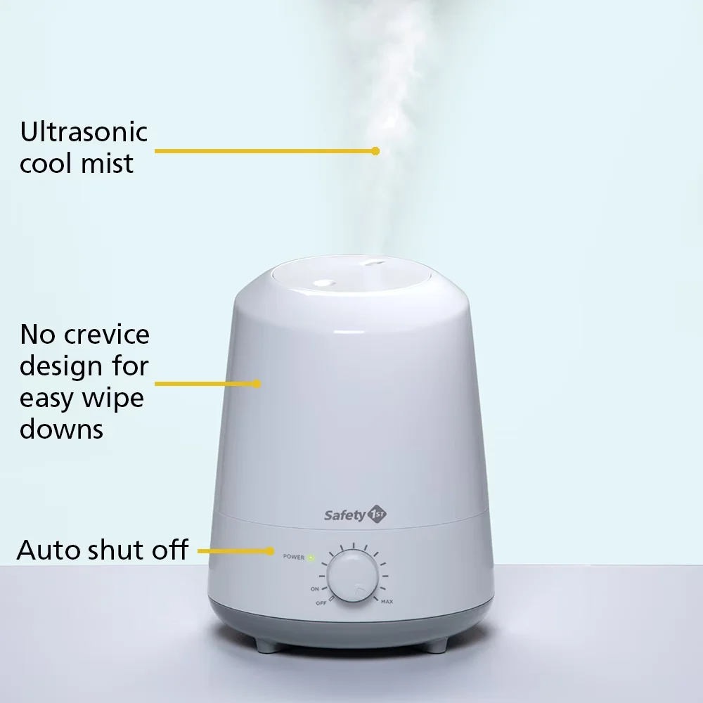 Innovative Humidifier with Automatic Shut-Off, Quiet operation and auto shut-off - White Model B6934F