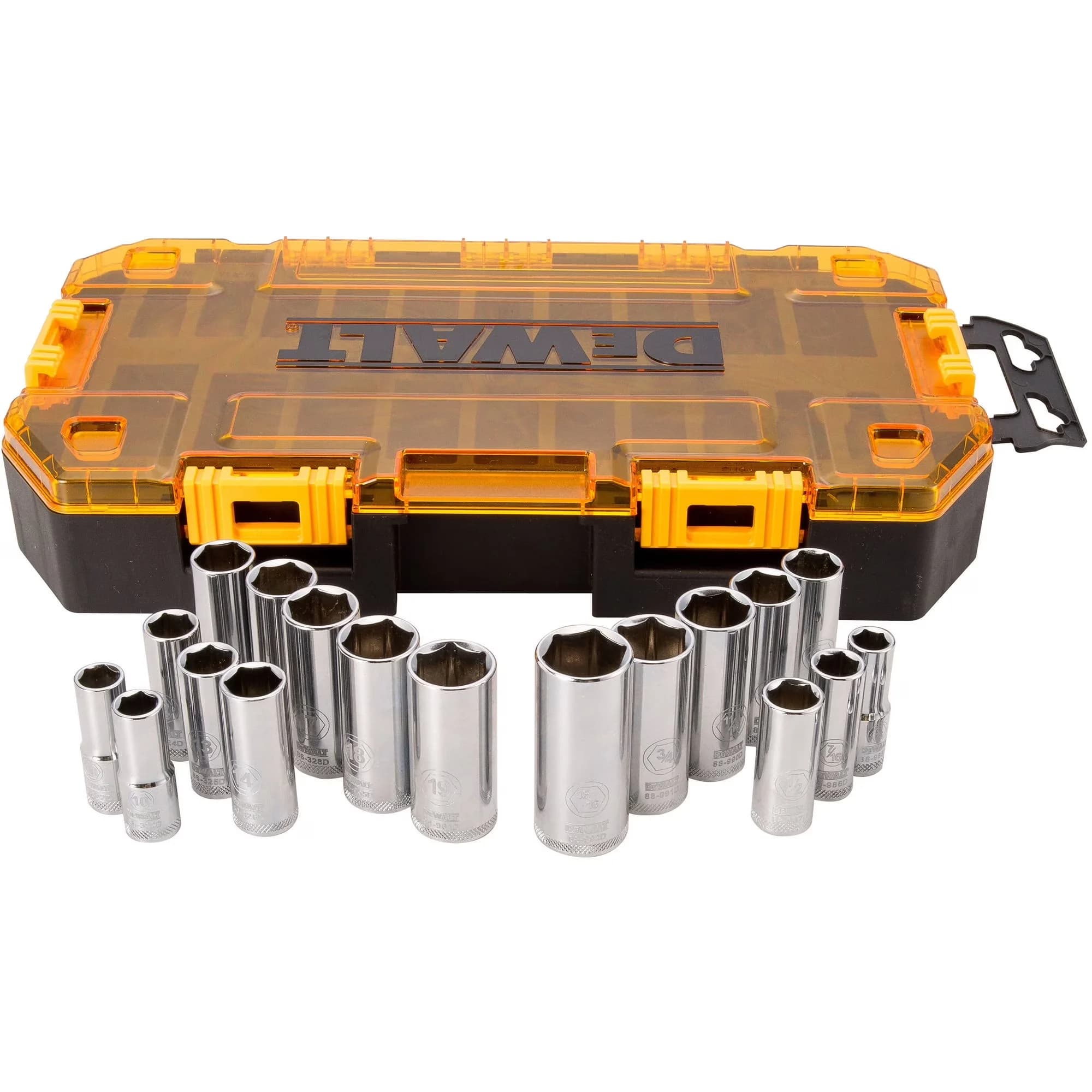 Pro Tool Premium with Lockable, 3/8" Deep Drive Socket Set - Crv Multicolor Model D462F9