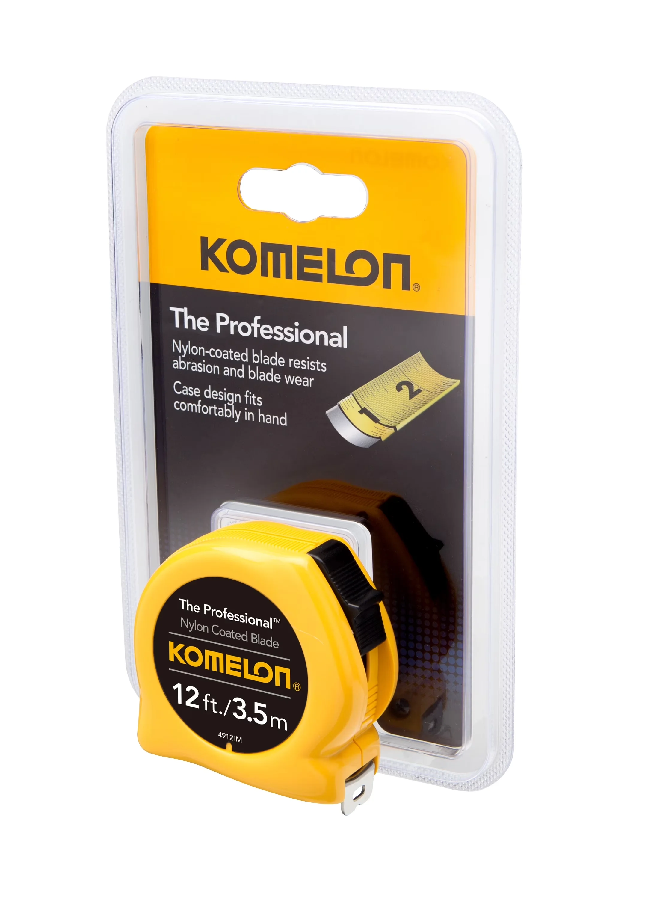Modern Measuring Layout with Ergonomic Design, Inch / Metric scale - Nylon Yellow Model 24CC61