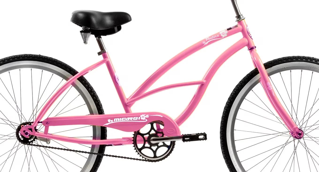 Innovative Cruiser Bike with Adjustable Seat Height, Pink - Pink 26 In Model 801289