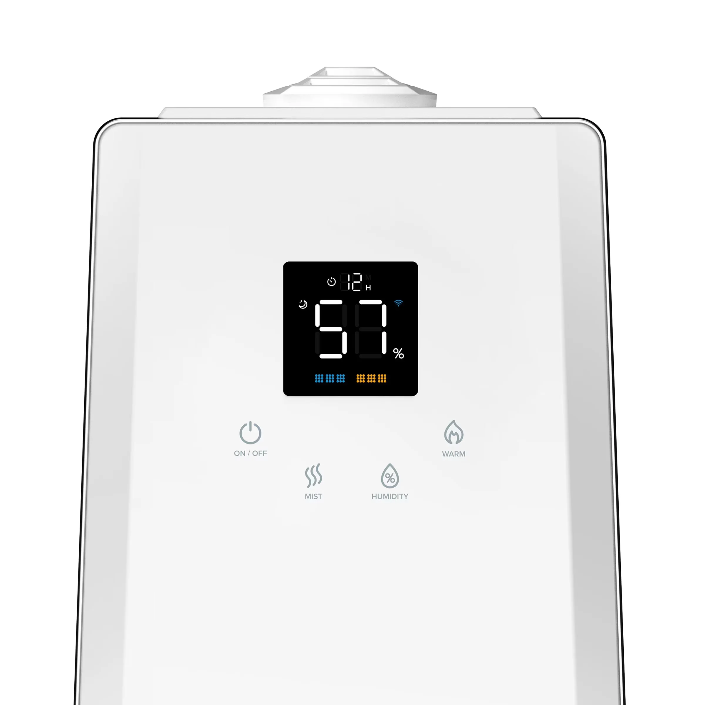 Modern Humidifier with Automatic Shut-Off, Remote Controlled, 3 aroma pads (1 pre-installed) - Model 11C544