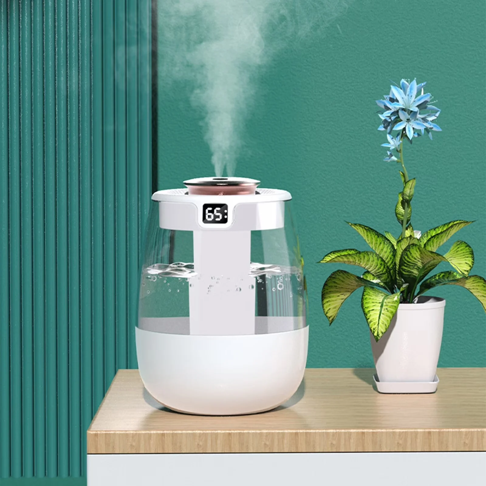 Stylish Humidifier with Oil Diffuser - White for Bedroom, Office Large Model A8B07C