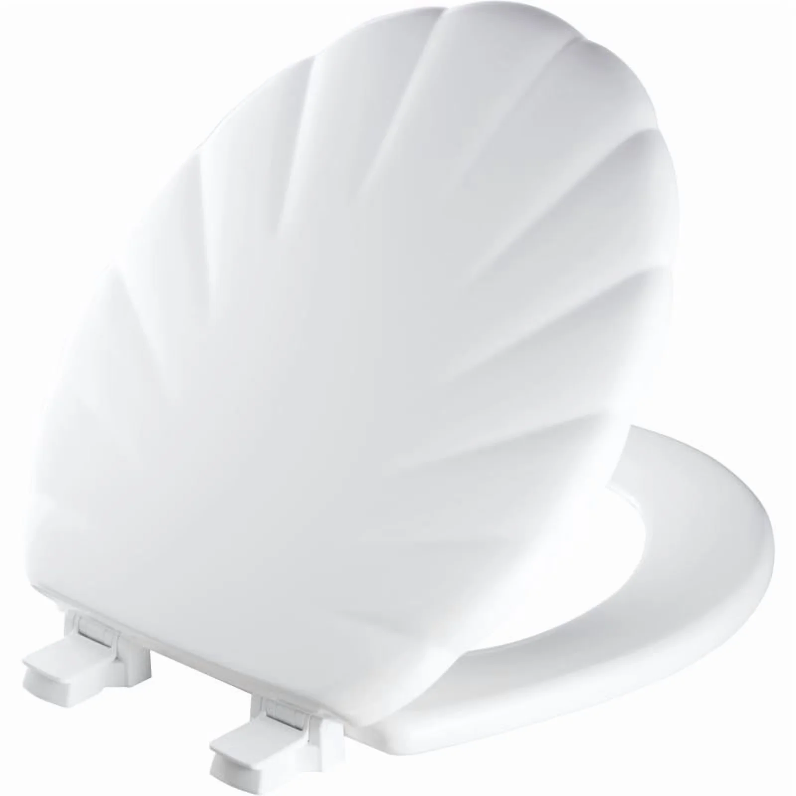 Professional Toilet Seats And Lid with Easy To Clean, Color-matched bumpers and hinges - Enameled Wood White Model 962748