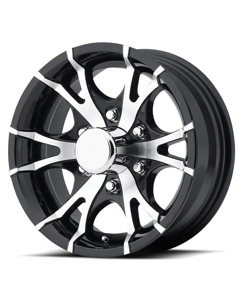 Wheels And Rim Innovative with Black, Wheel Offset: 0 mm, Bolt Pattern=6 on 5.5" - Aluminum Black Model EE1F6F
