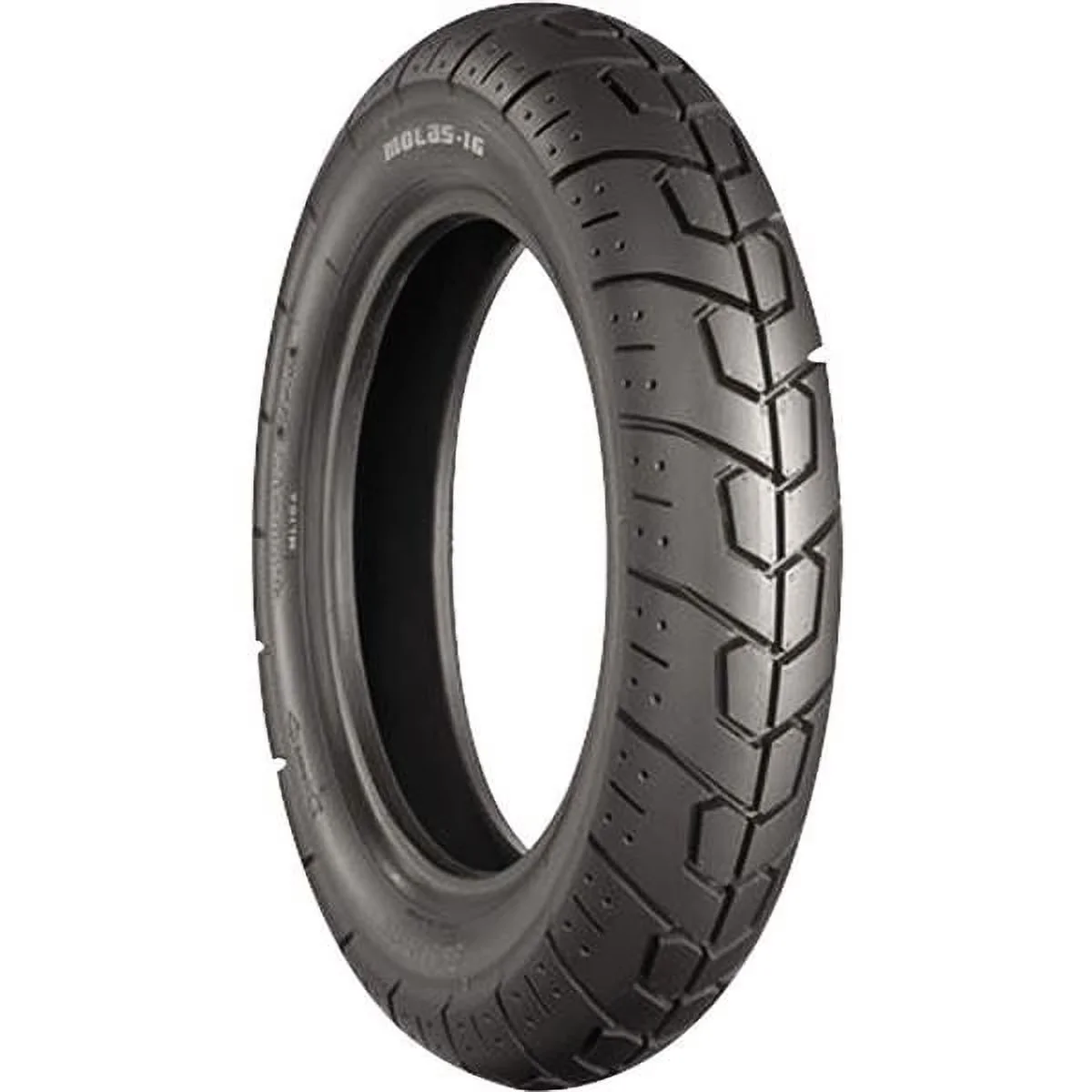 Modern Motorcycle Tire with Replacement, Tubeless blackwall rear scooter tire. - Model 7611FF