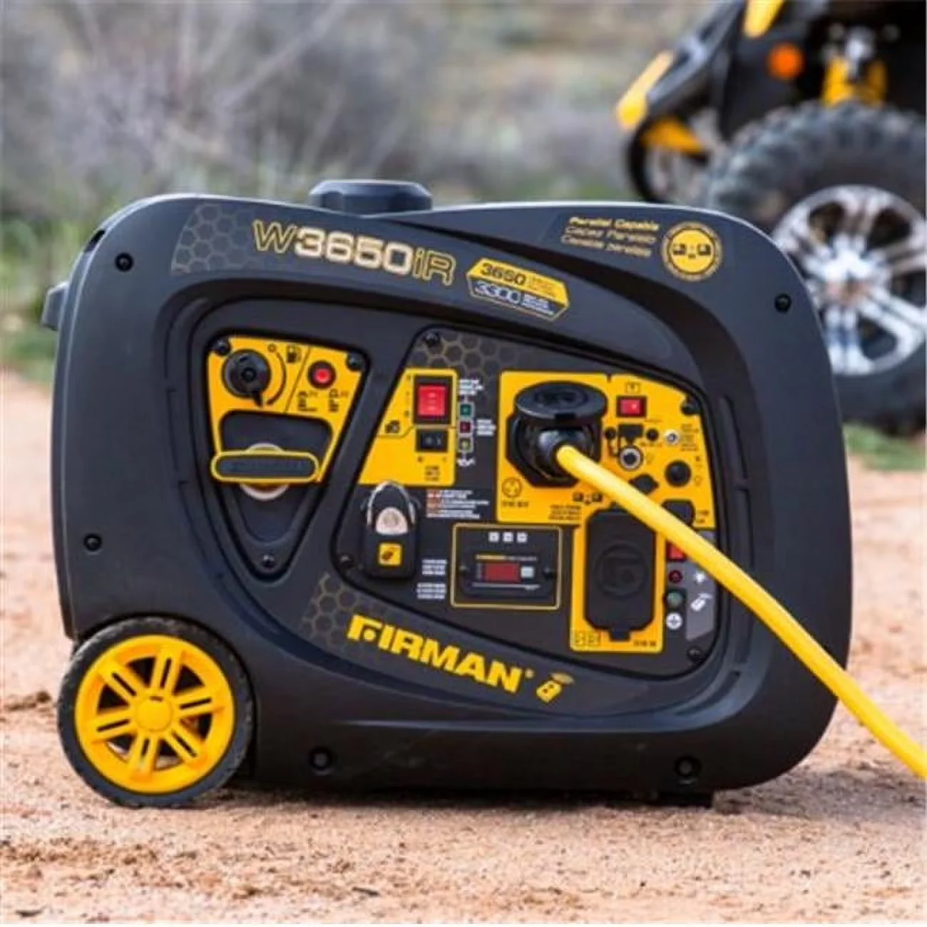 Versatile Generator with 3300W, Low Oil Shutdown, Delivers true 30A power - Model 738947