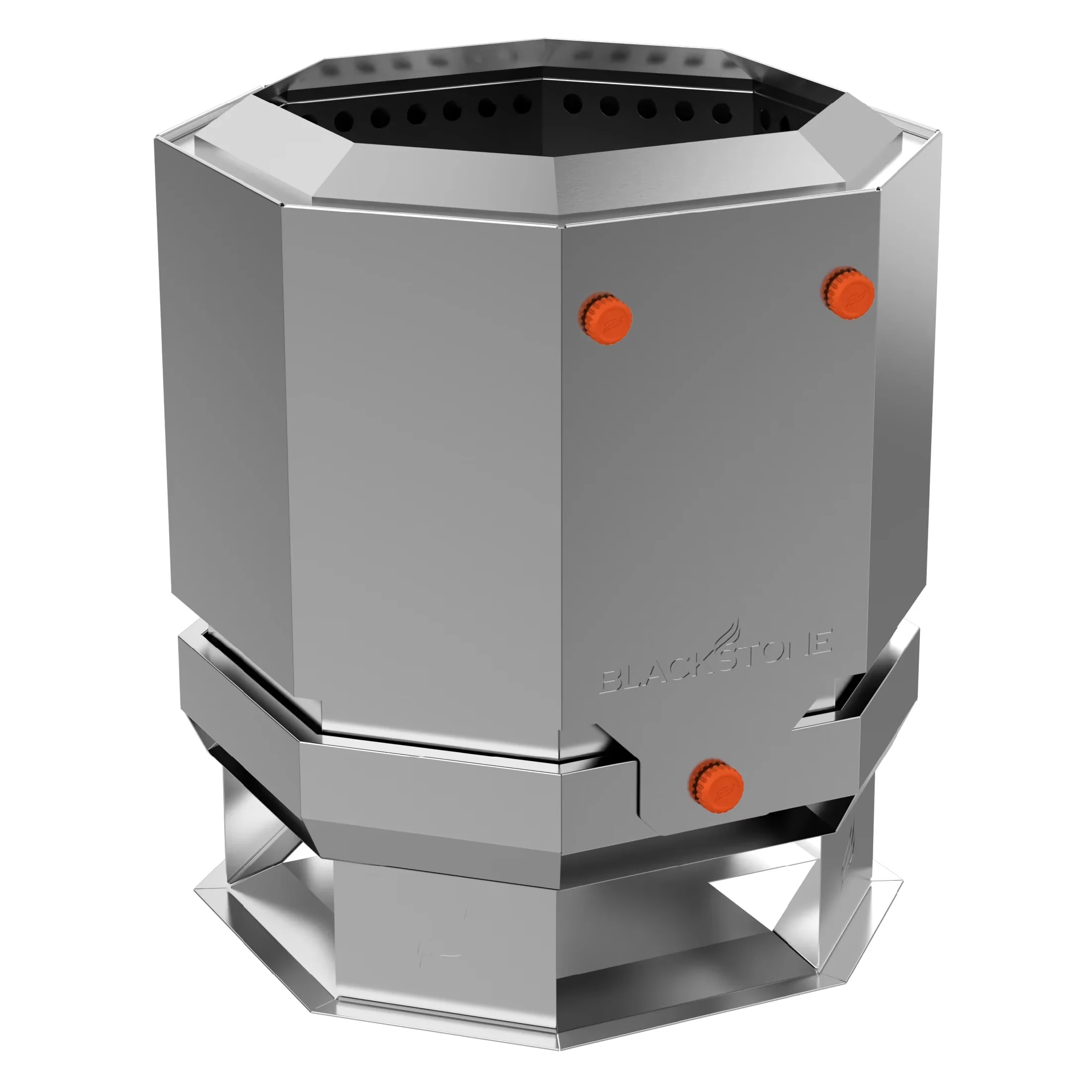 Outdoor Heating Modern with Portable, Removable Base - Silver Stainless Steel Model 1A3FB8