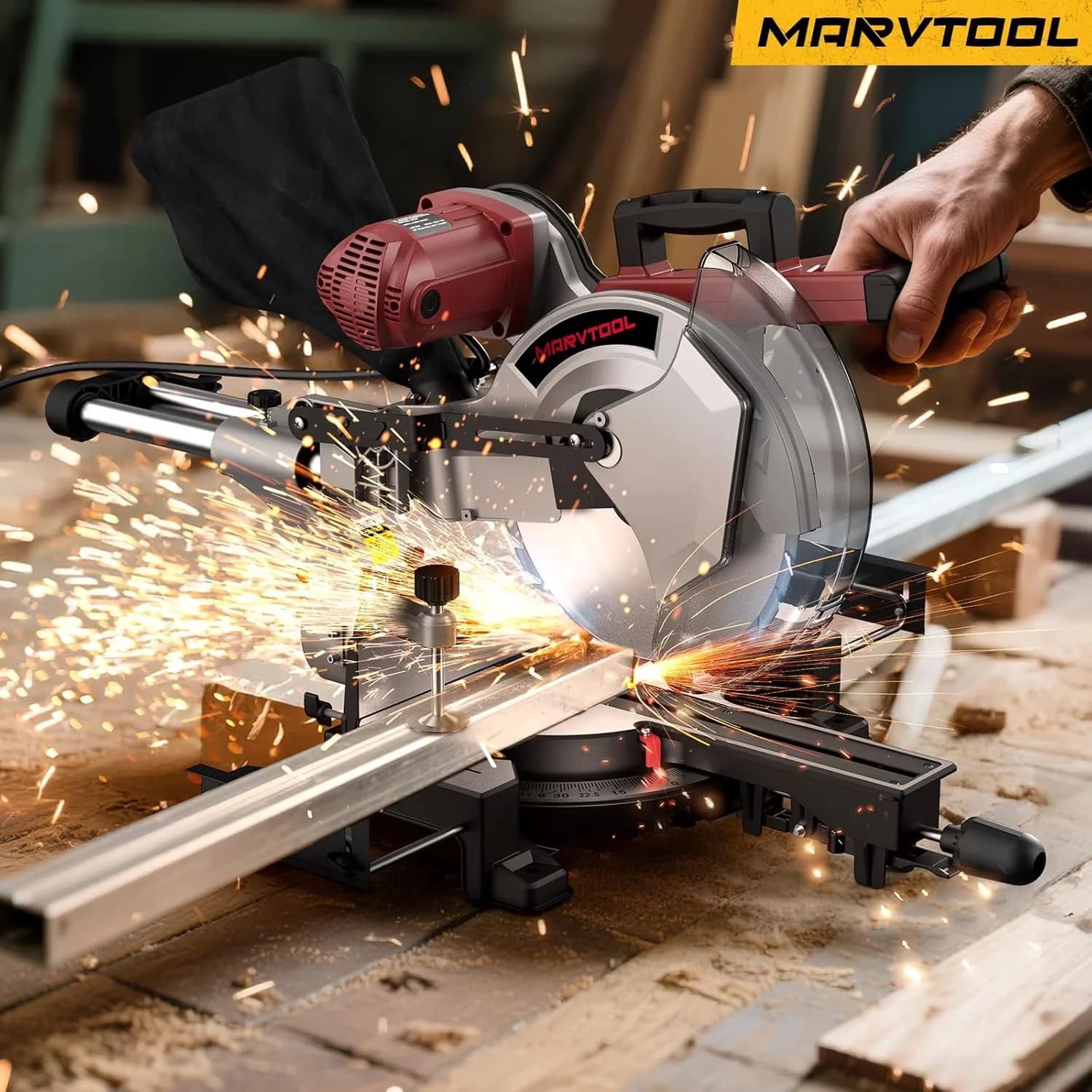 Power Saw Compact with Adjustable, Easy Clean, Easy Installation - Black Model 139B59