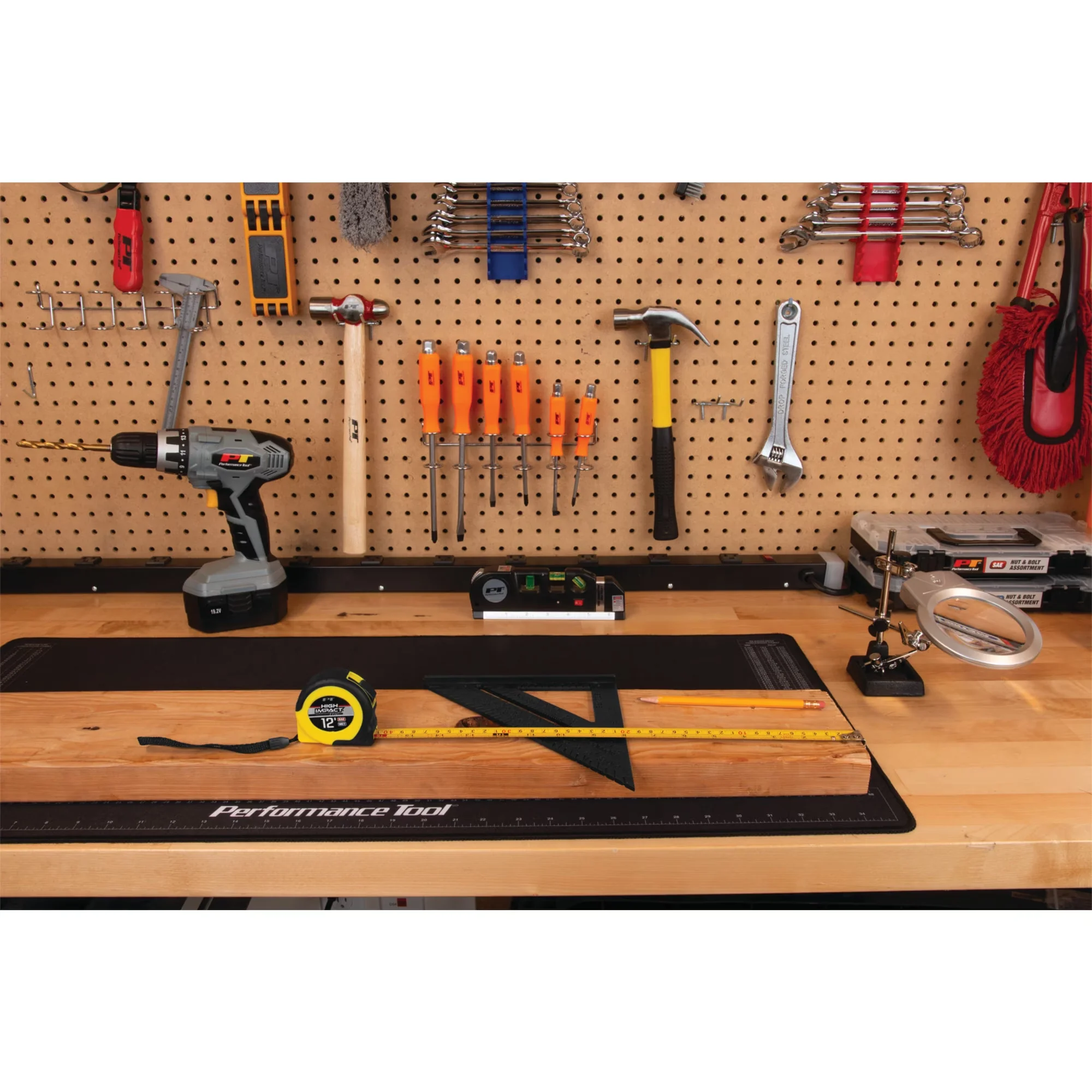 Reliable Measuring Layout with Durable, 12' x 5/8, W5020 'Fast Measure' Tape - Yellow Polycarbonate Model 786C98