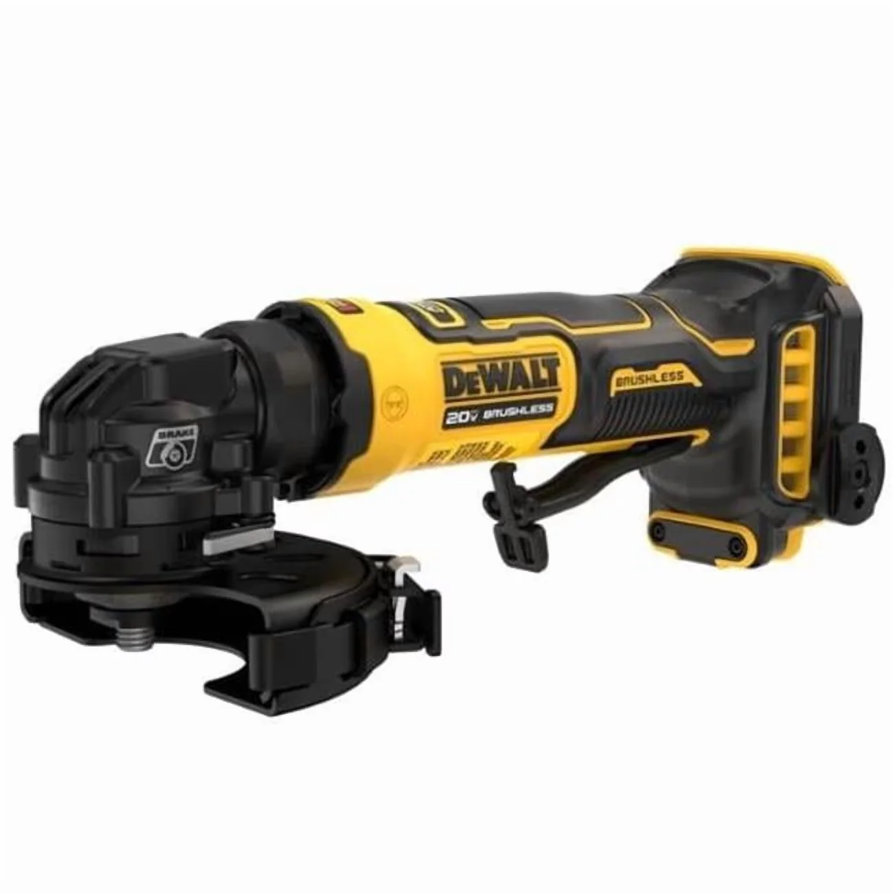 Woodworking Compact with 20V, Brushless motor with 12,500 rpm, 115- 4 in. Atomic 20V Max Angle Grinder - Multicolor Model BDE9F0