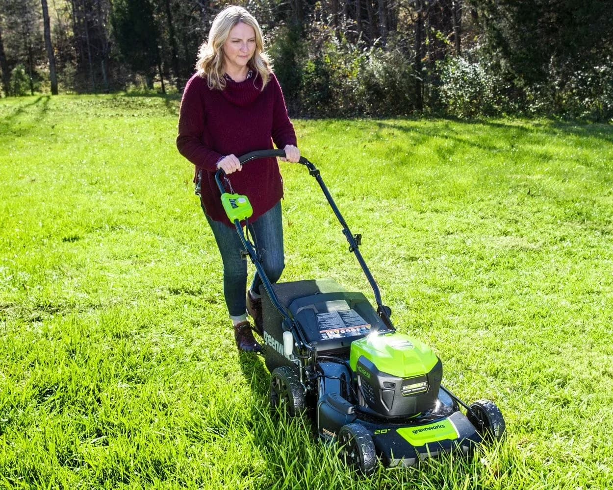 Push Mower Premium with Battery, 40V, Bagger - Green - Satisfaction Guaranteed Model FBD380