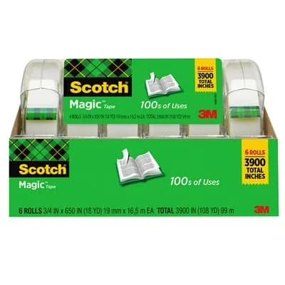 Reliable Moving with Magic Tape, Invisible - Clear Plastic - Reliable Performance Model 78FE2F