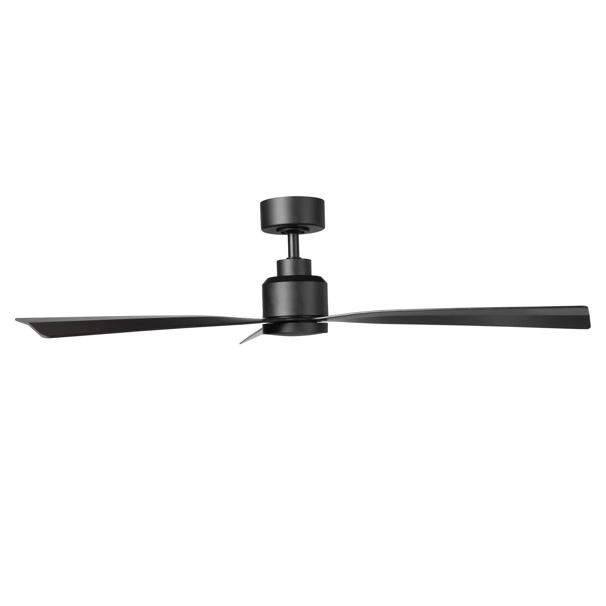 Compact Ceiling Fan with LED, Energy Efficient, Remote Control - Black Model 899FDB