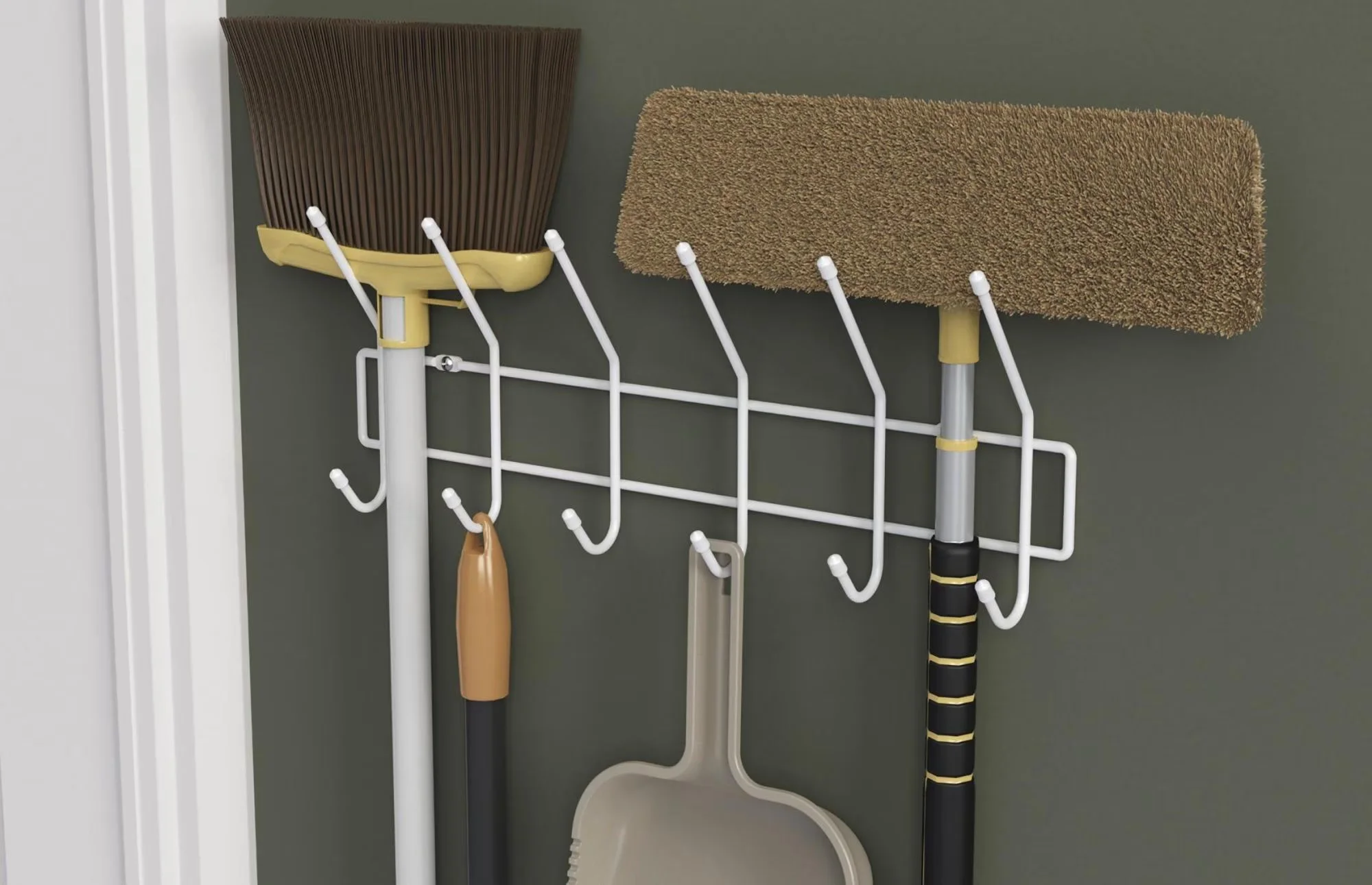 Garage Storage Supply Essential with Easy Installation, Color White - Steel White Model FFF2B4