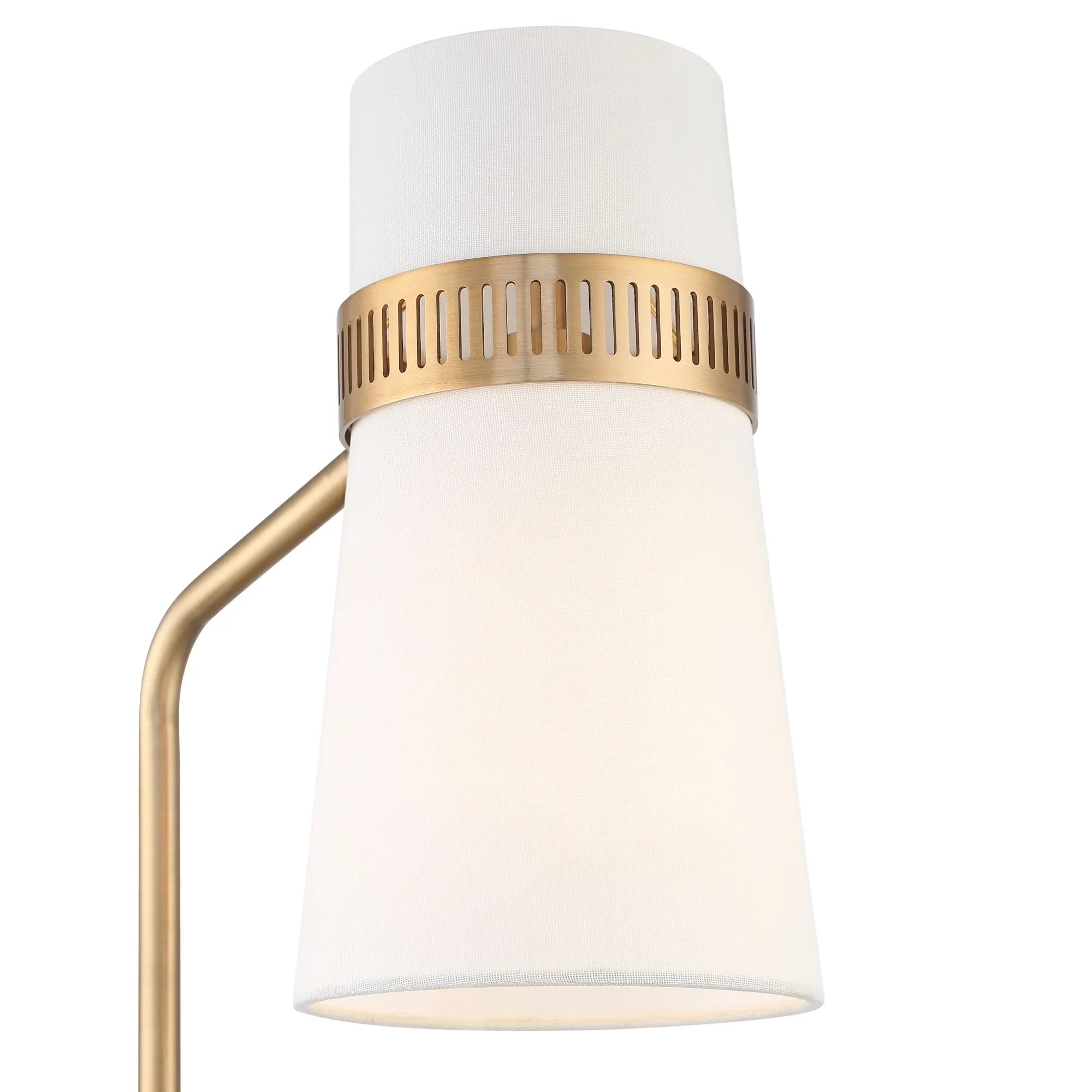 Versatile Desk Lamp with Incandescent, Glam - Metal Gold Cartwright - Rustic Charm Model 5B2FFA