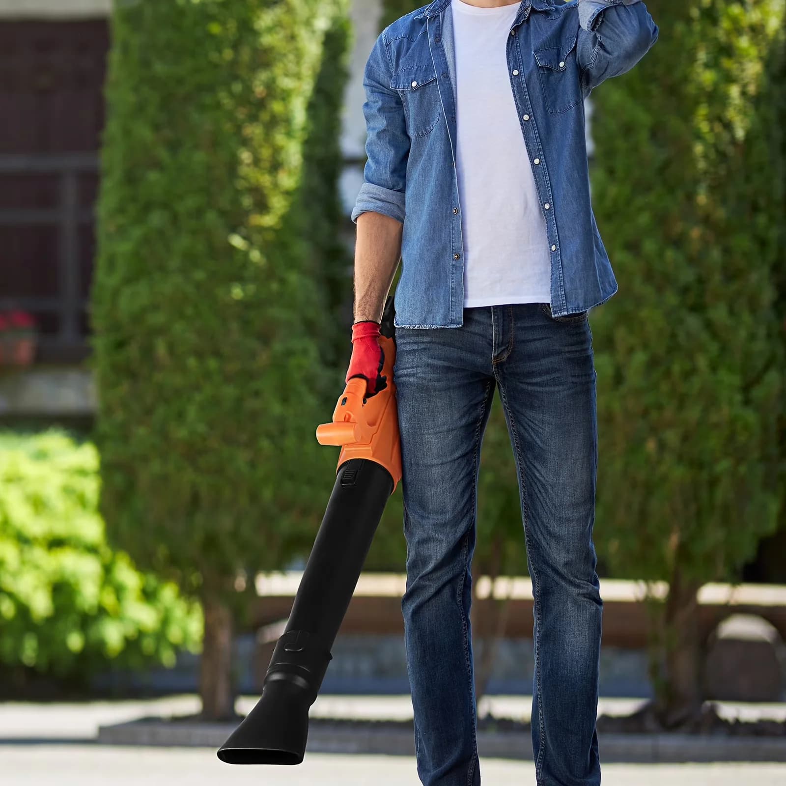 Leaf Blower Quality with Battery, 24V - Premium Collection Model 7DA7FC