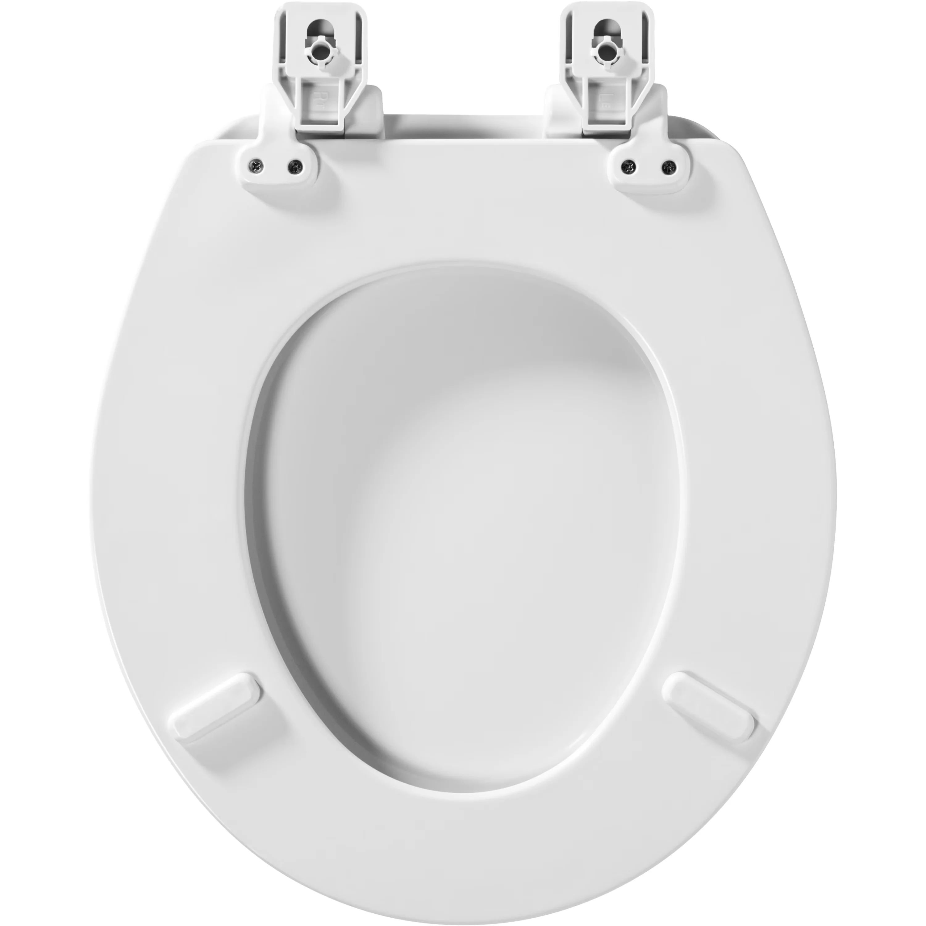 Classic Toilet Seats And Lid with Adjustable, Easy To Install, Fits most manufacturers round toilets - Wood Model 2917CB