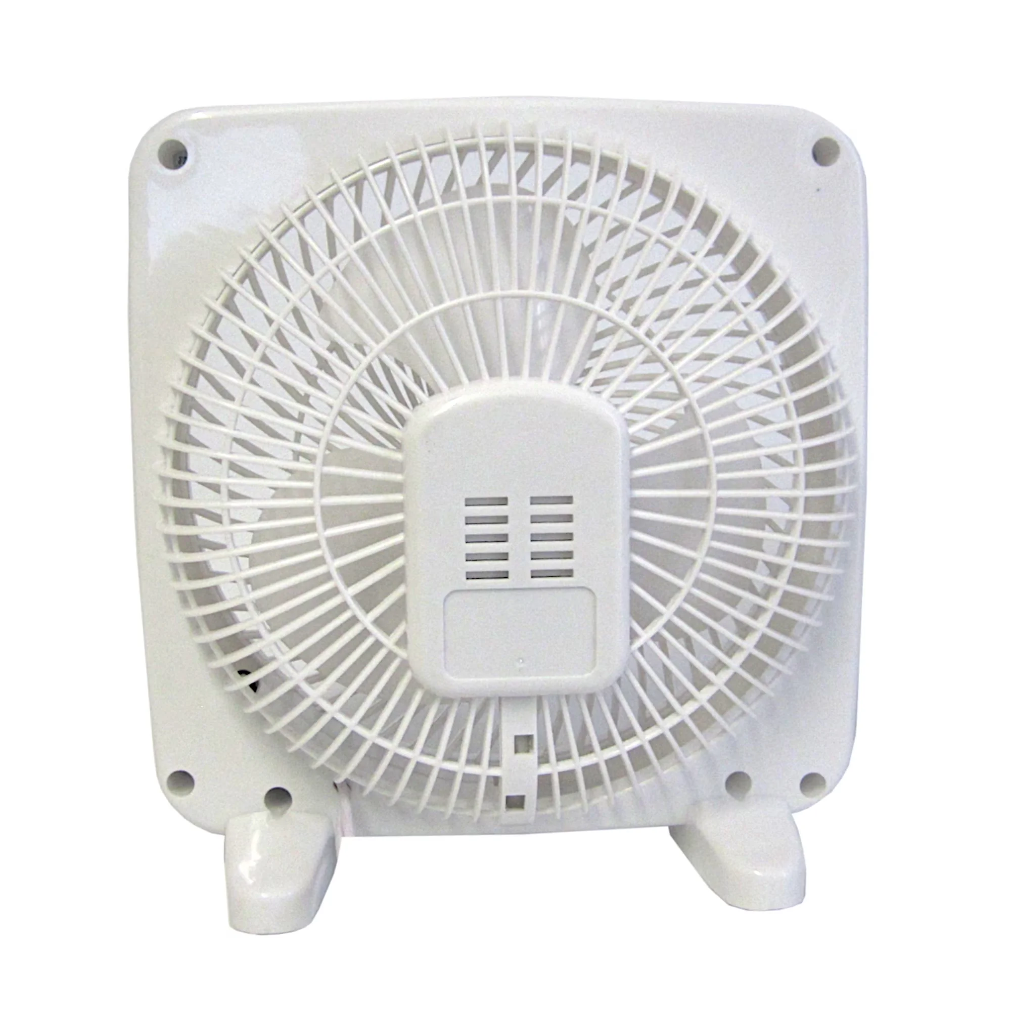 Durable Fans In Cooling with Convenient Carrying Handle, 9" Box Fan - Plastic White Model 847525