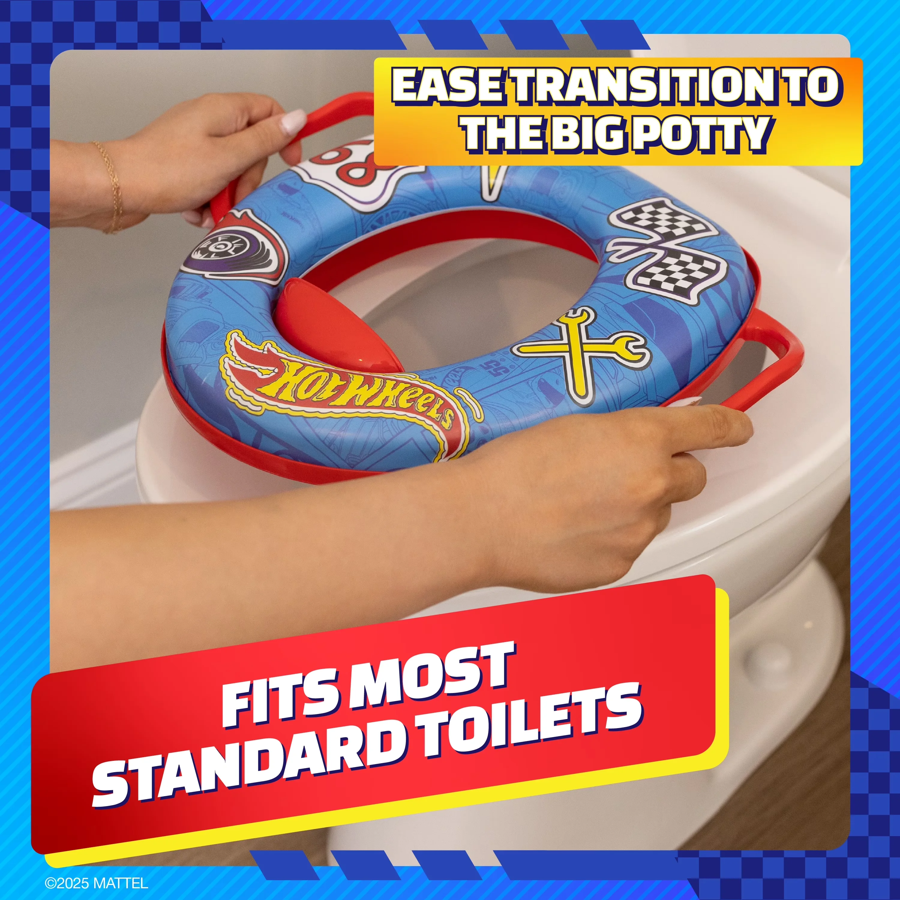 Toilet Seats And Lid Innovative with Adaptable, Storage Hook - Plastic White Model B402C1