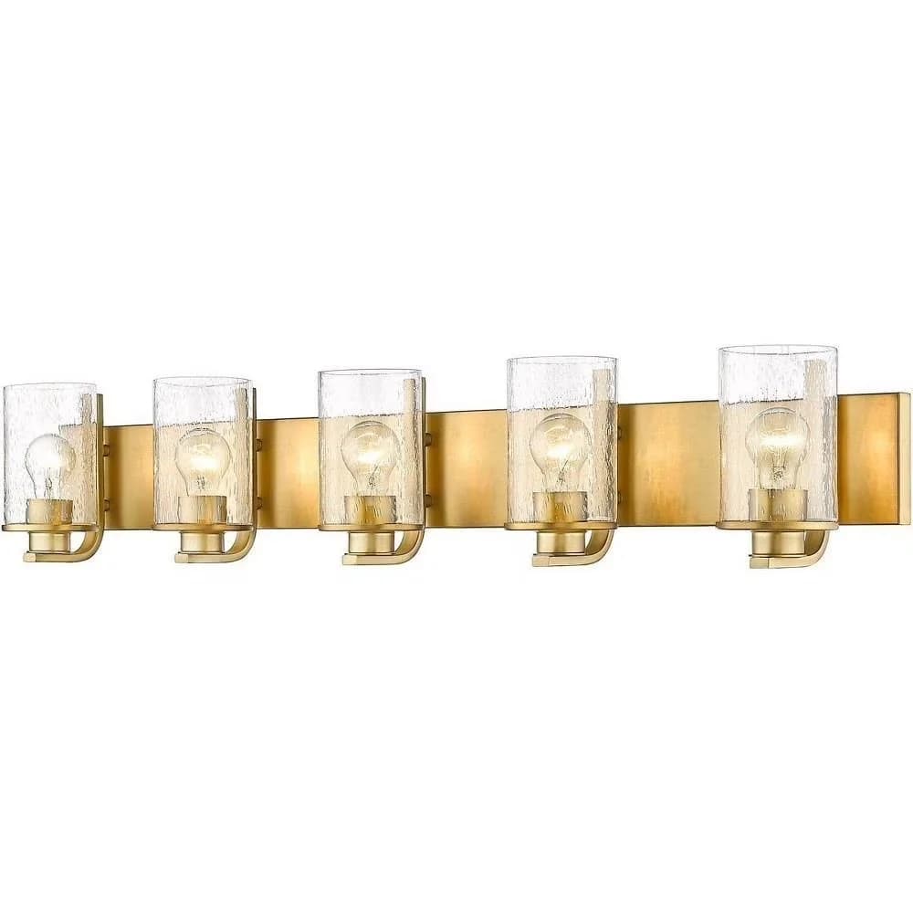 Essential Bathroom Renovation with Incandescent, Traditional - Steel Gold Model 6E3F03