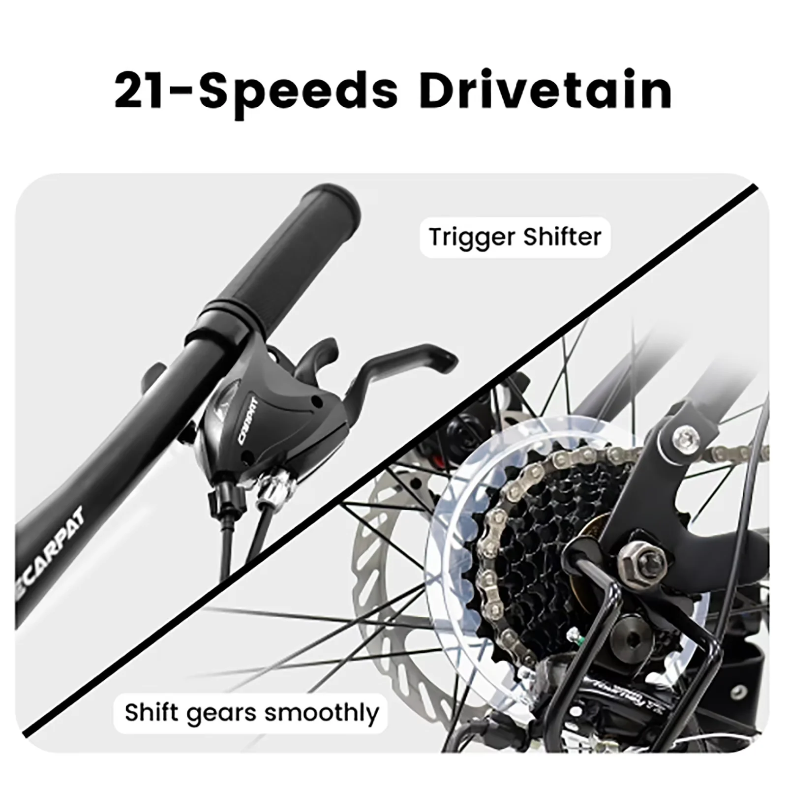 Premium Mountain Bike with Adjustable Height, 24 Inch - Long-Lasting Performance Model 2D7499