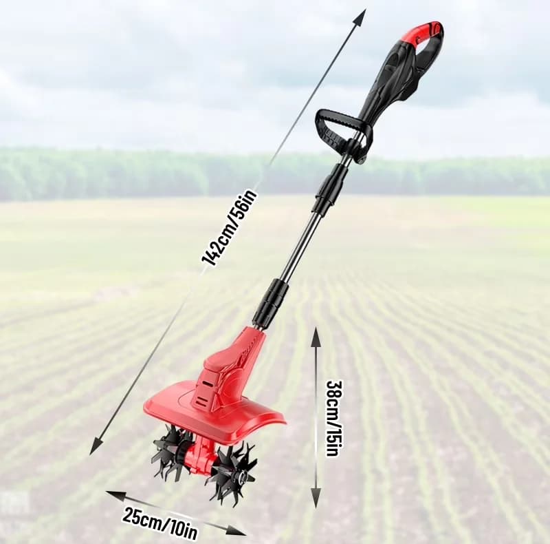 Trillers Cultivator Modern with 21V, 9"Tilling Width6.7"Depth - Modern Design Model 8B89D4
