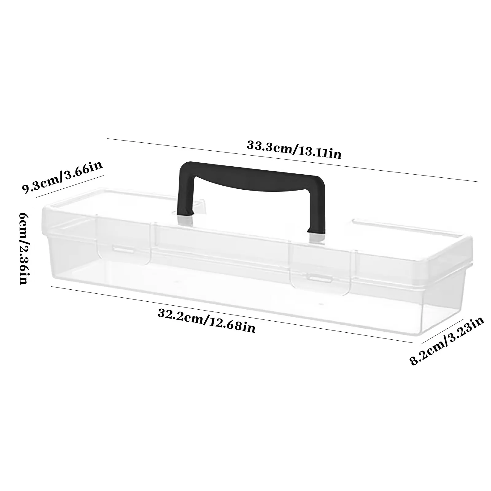 Innovative Toolstorage with Plastic Tool Box, Lids and Handle - Nylon - Built to Last Model 52E404