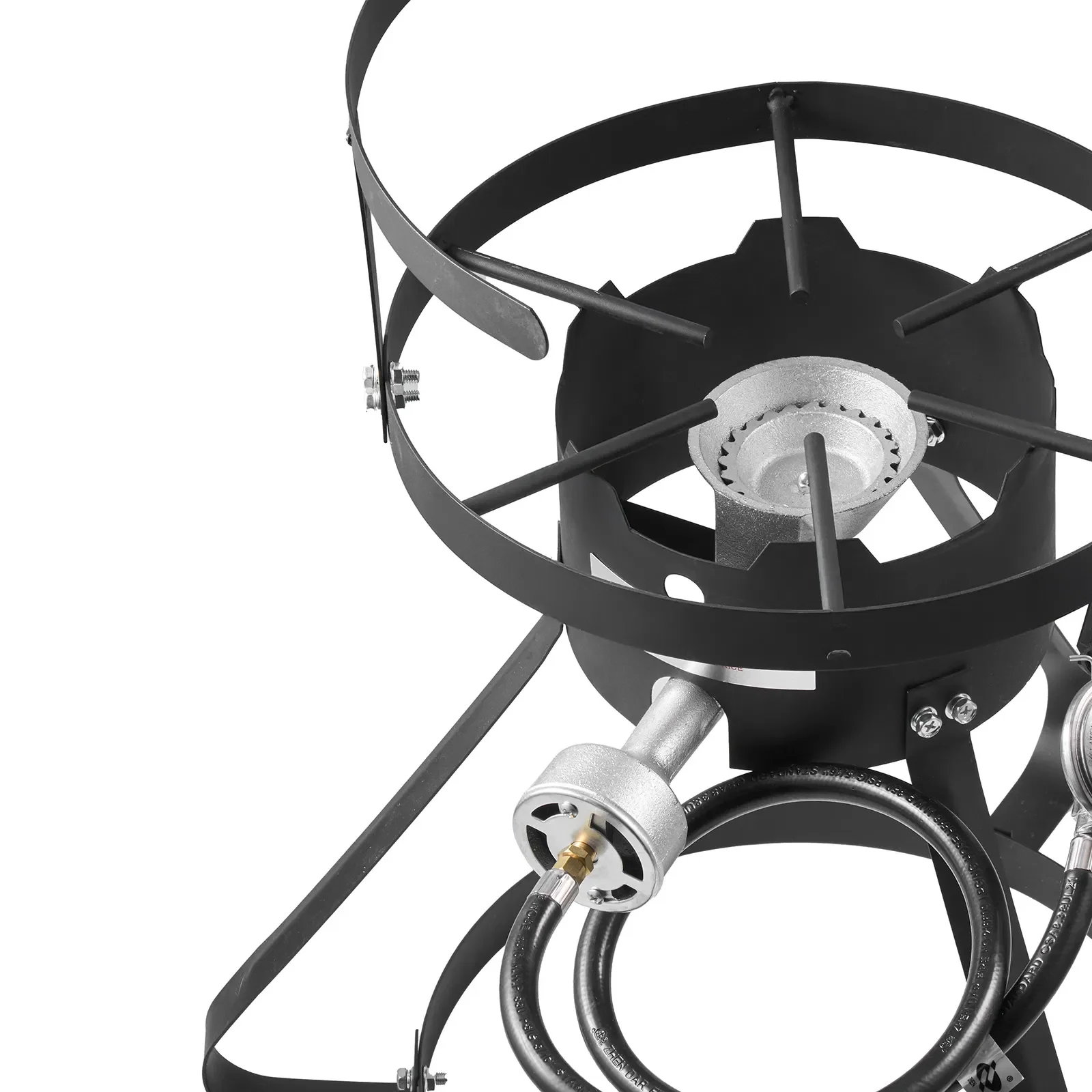 Premium Outdoor Fryer with Heat Resistant Handle, 10 Qt Aluminum Propane Deep Kit, Basket - Aluminum Model D4ADA7