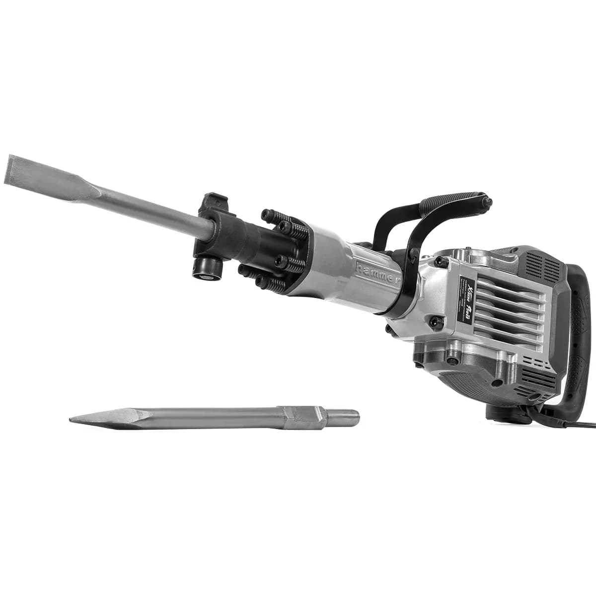 Drills Driver Quality with 3600W, Adjustable, Include Chisel & Point Chisel Bit Set - Black Model 88481B