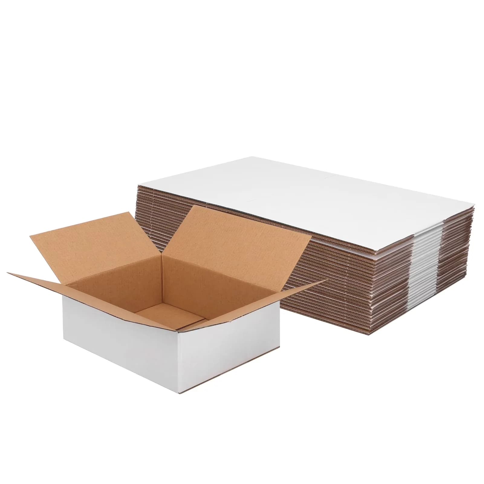 Moving Stylish with Optimal size: 9x7x3 inches. - White Cardboard 30 - Rustic Charm Model CB138C