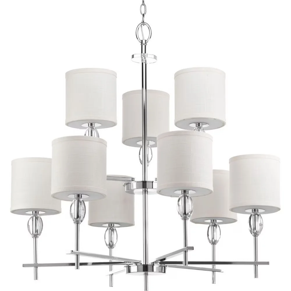 Stylish Ceiling Lights Fixture with Incandescent, 100W, Coastal - Ceramic, Steel Silver Model C0A508