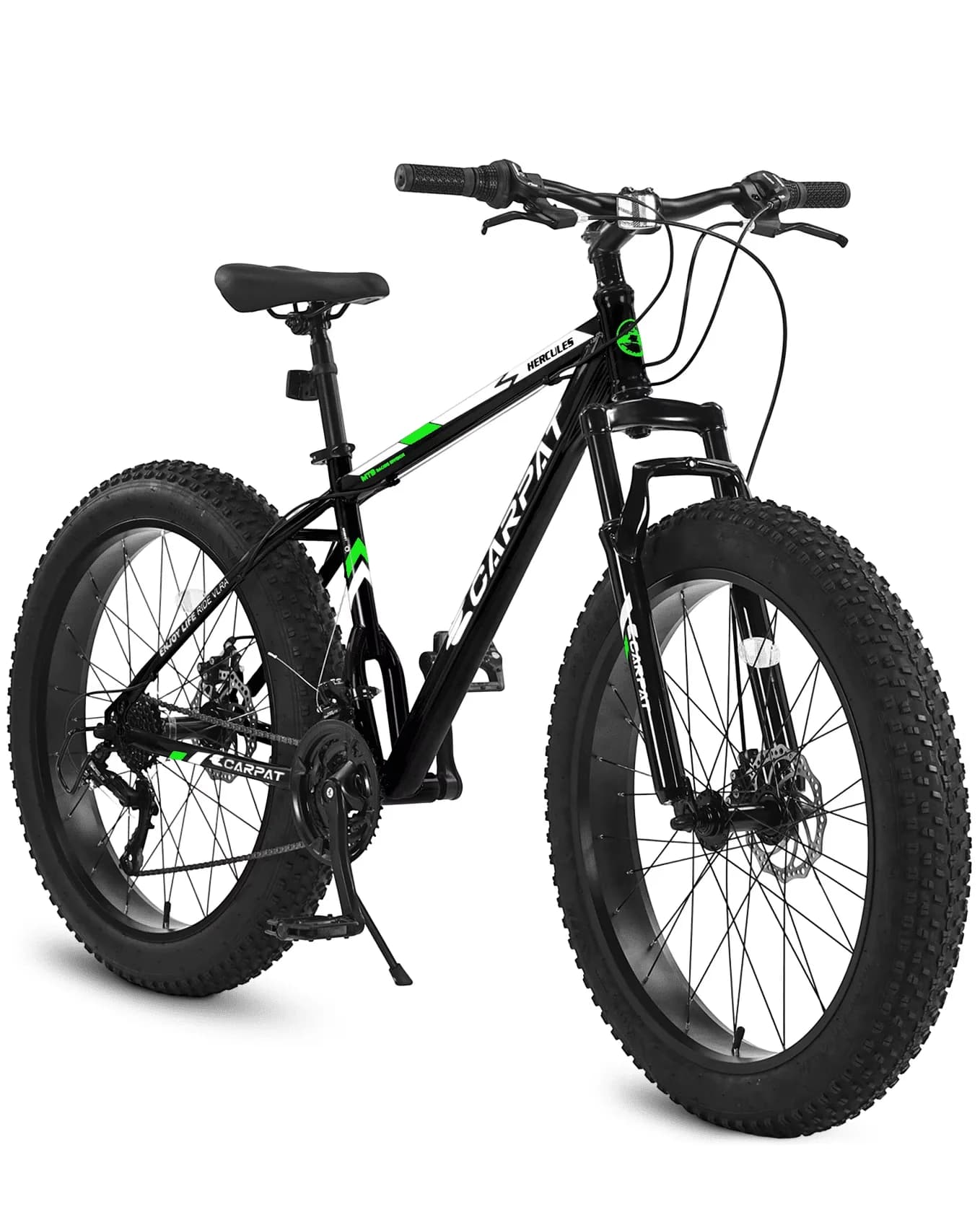 Mountain Bike Reliable with Adjustable Handlebar Height, Adjustable Speed, Adjustable Seat Height - Black for Outdoor Model F16346