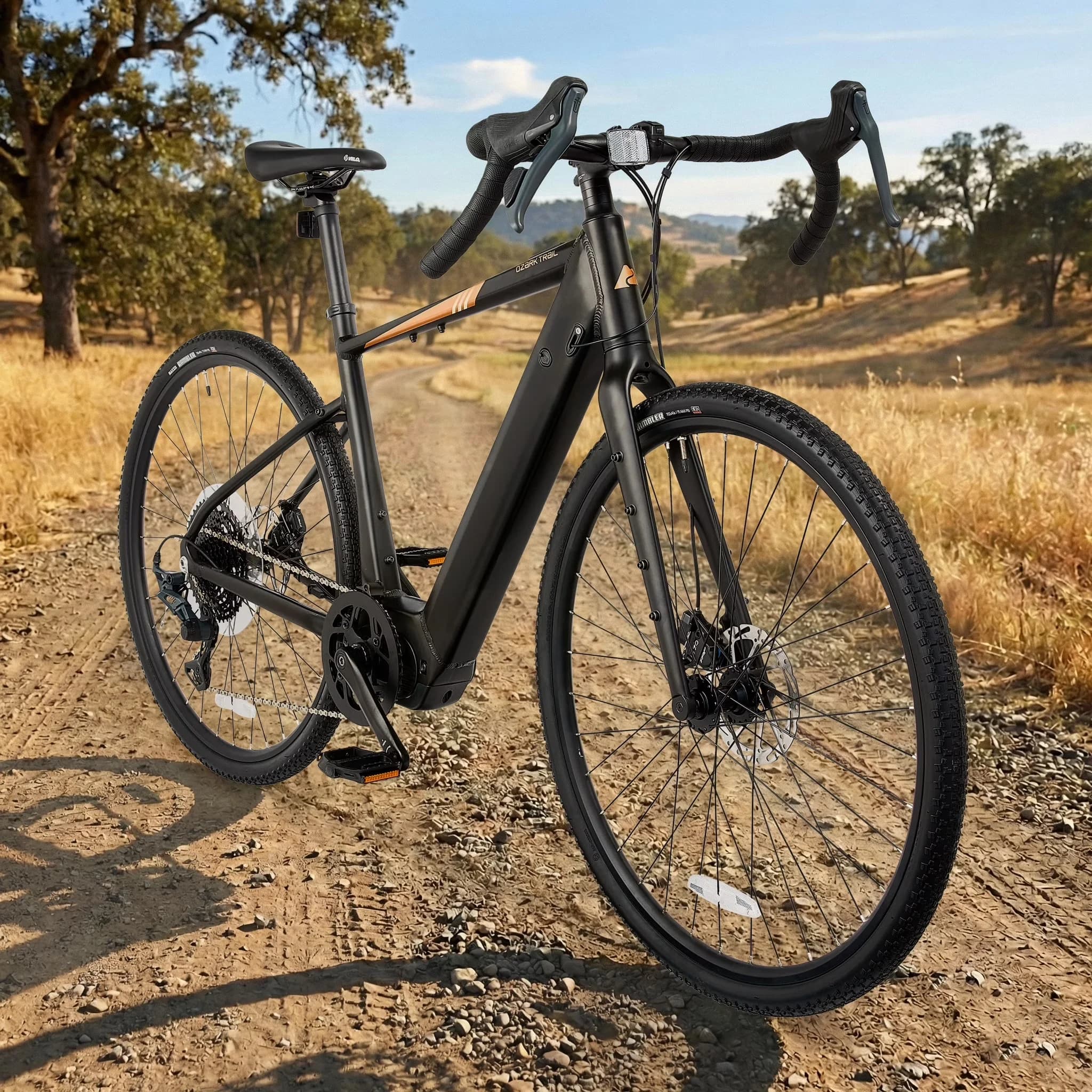 Efficient Electric Bike with Battery, Adjustable Seat Height, Class 1 Mid-Drive - Black Model 0CF6C8