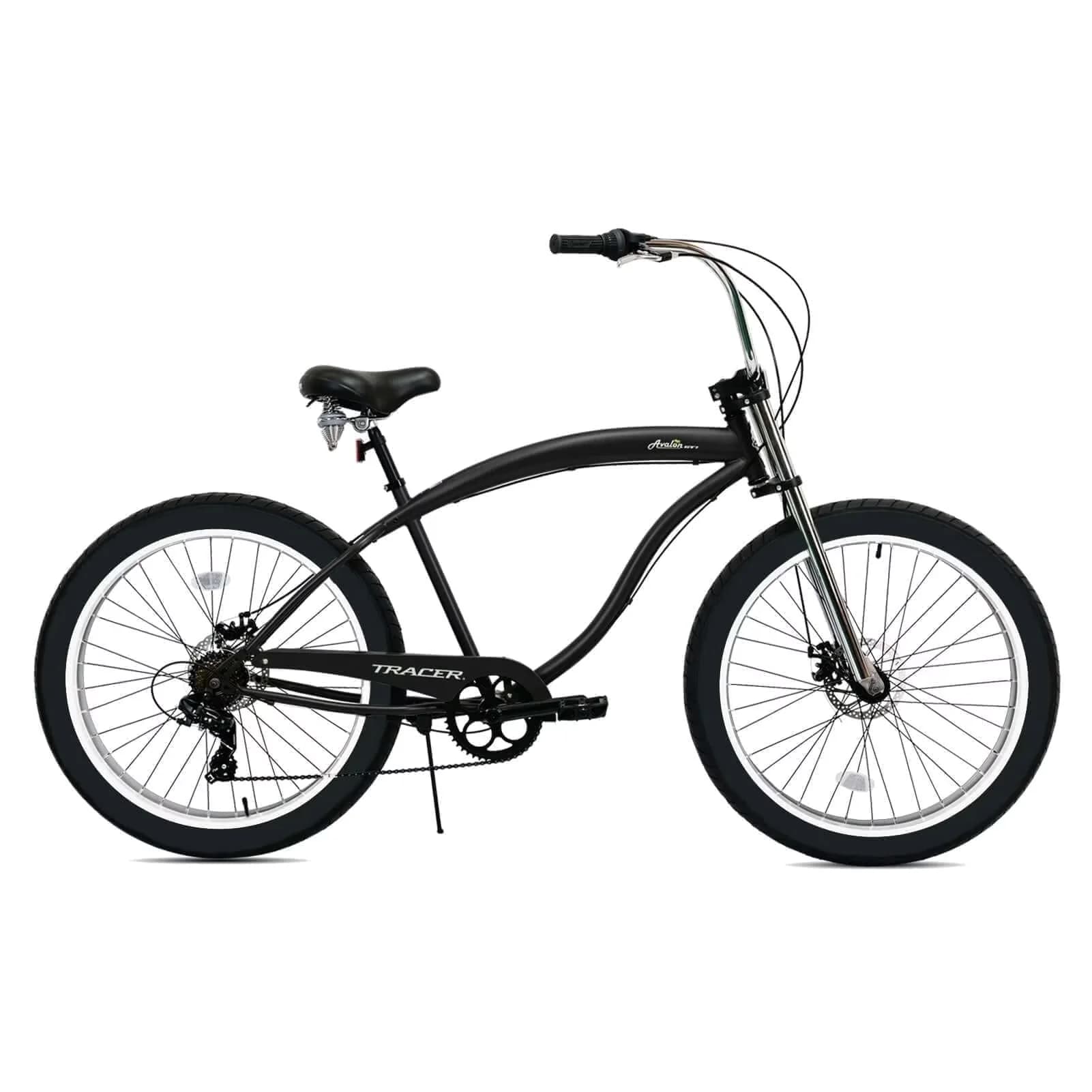 Cruiser Bike Versatile with Adjustable Speed, Adjustable Seat Height - Black Model 882AA9