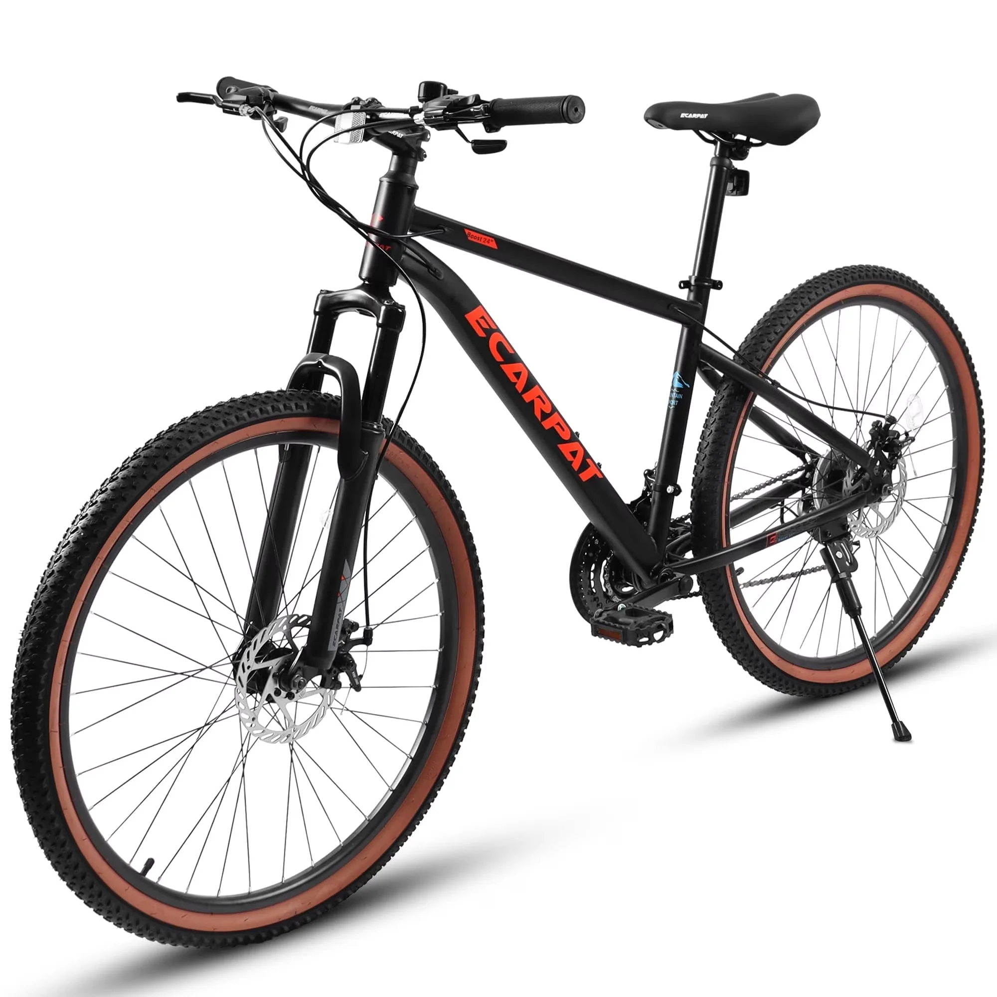 Premium Mountain Bike with Adjustable Seat Height, Adjustable Seat - Black Model E7CD49