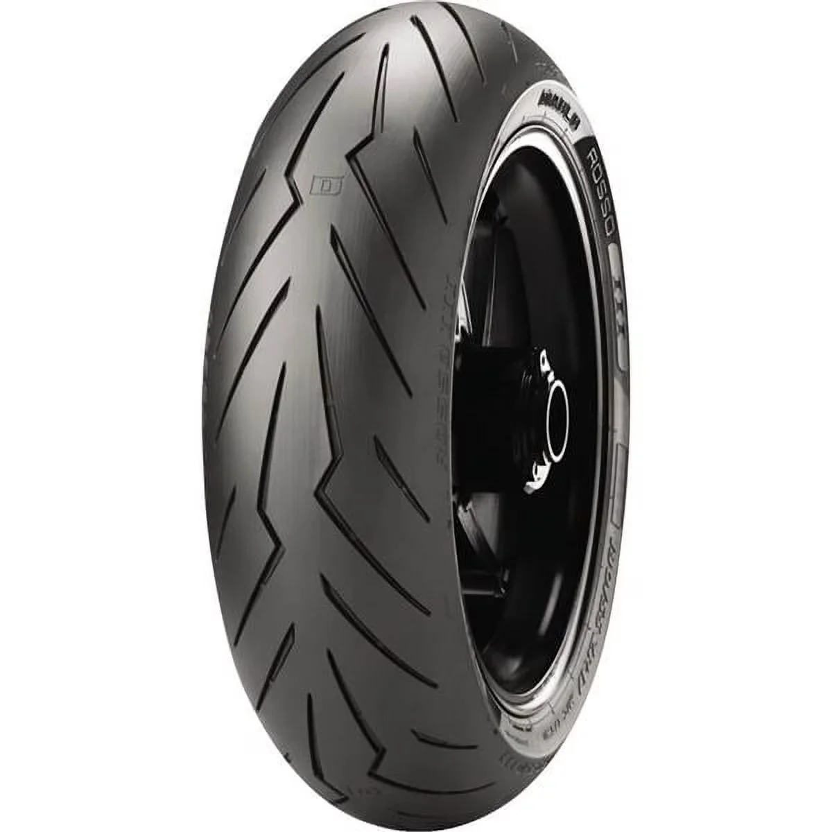 Motorcycle Tire Classic with Diablo Rosso III Rear Sportbike, Large footprint area for improved grip - Black Model 687115