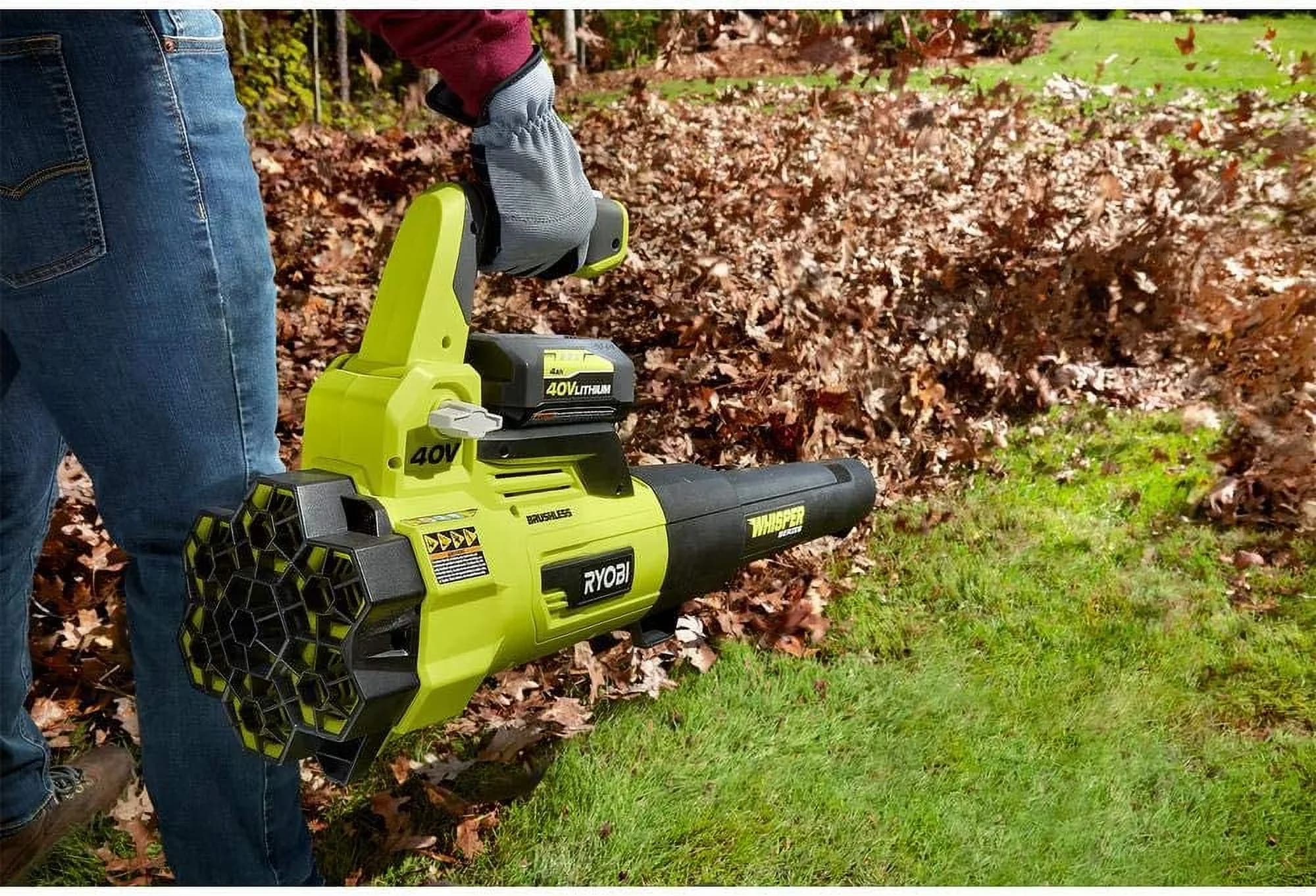 Leaf Blower Professional with Battery, Jet Fan design for increased airflow - Model BF55A9